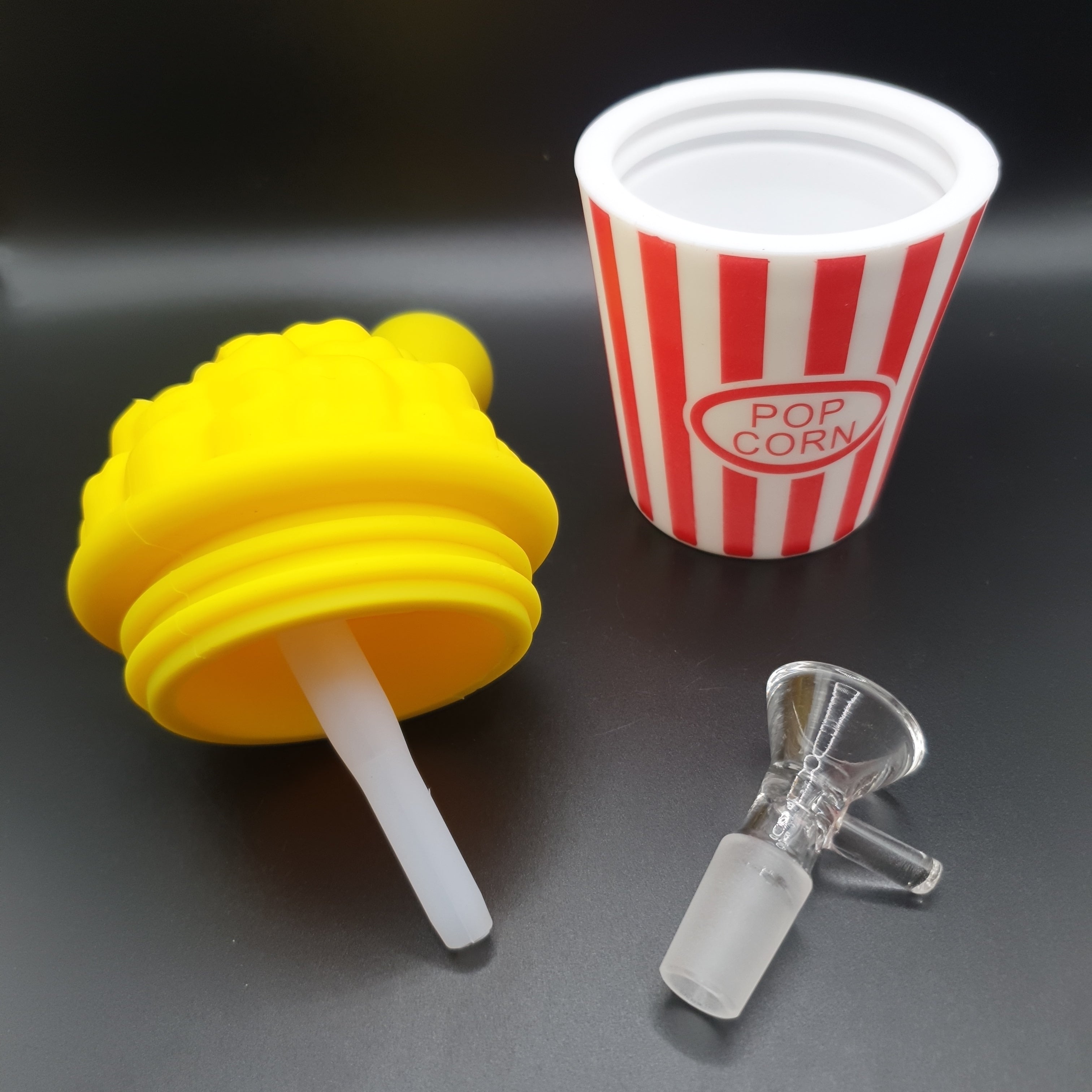 Popcorn Bowl Silicone Bong - 160mm