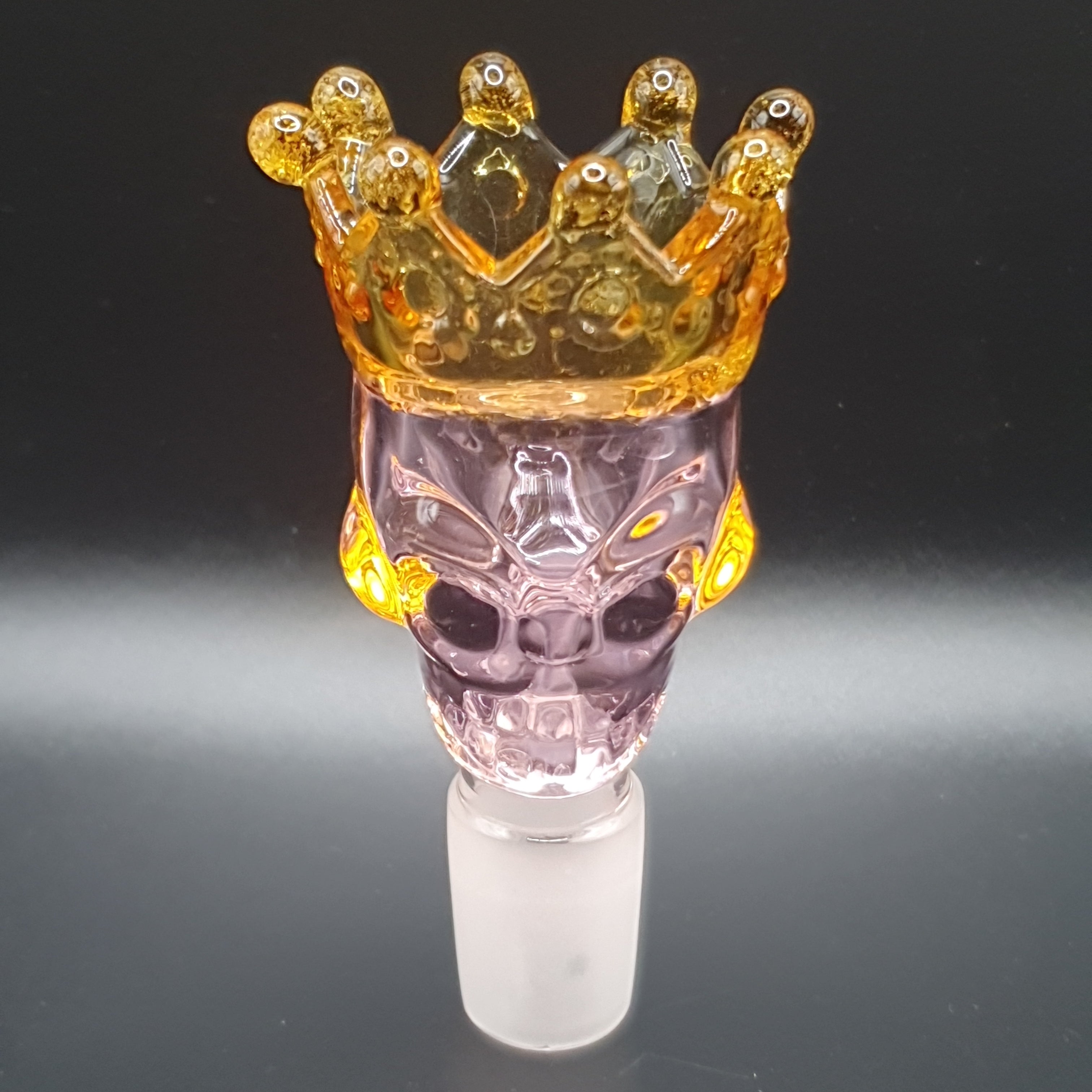 Pink Skull Crown Bowl - 18mm Male