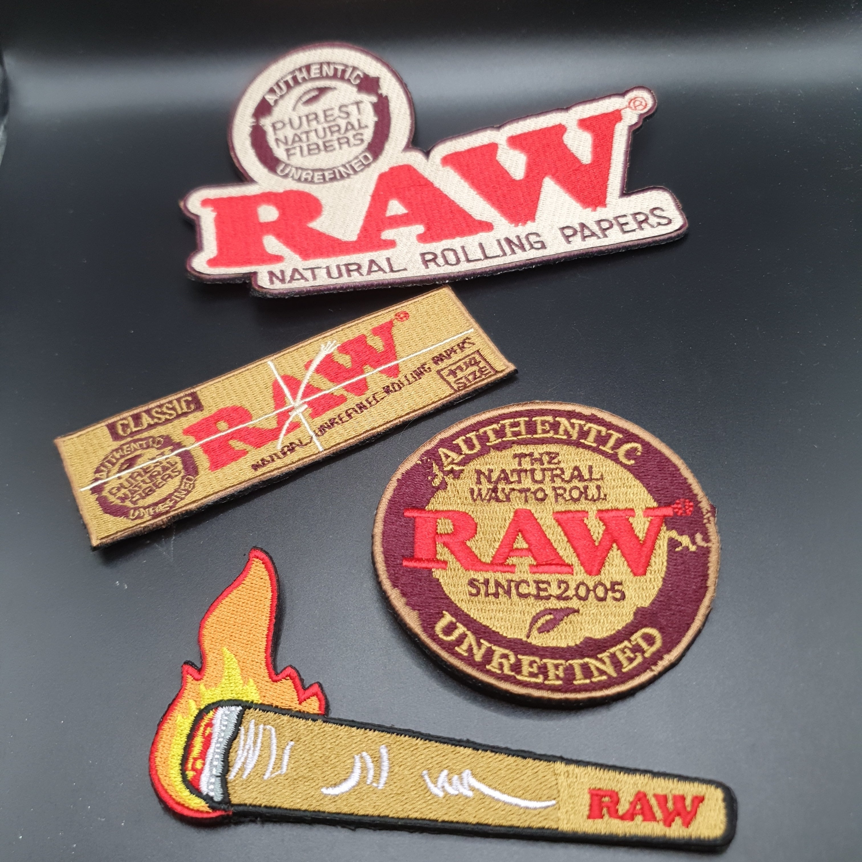 RAW Patches - 4 Designs