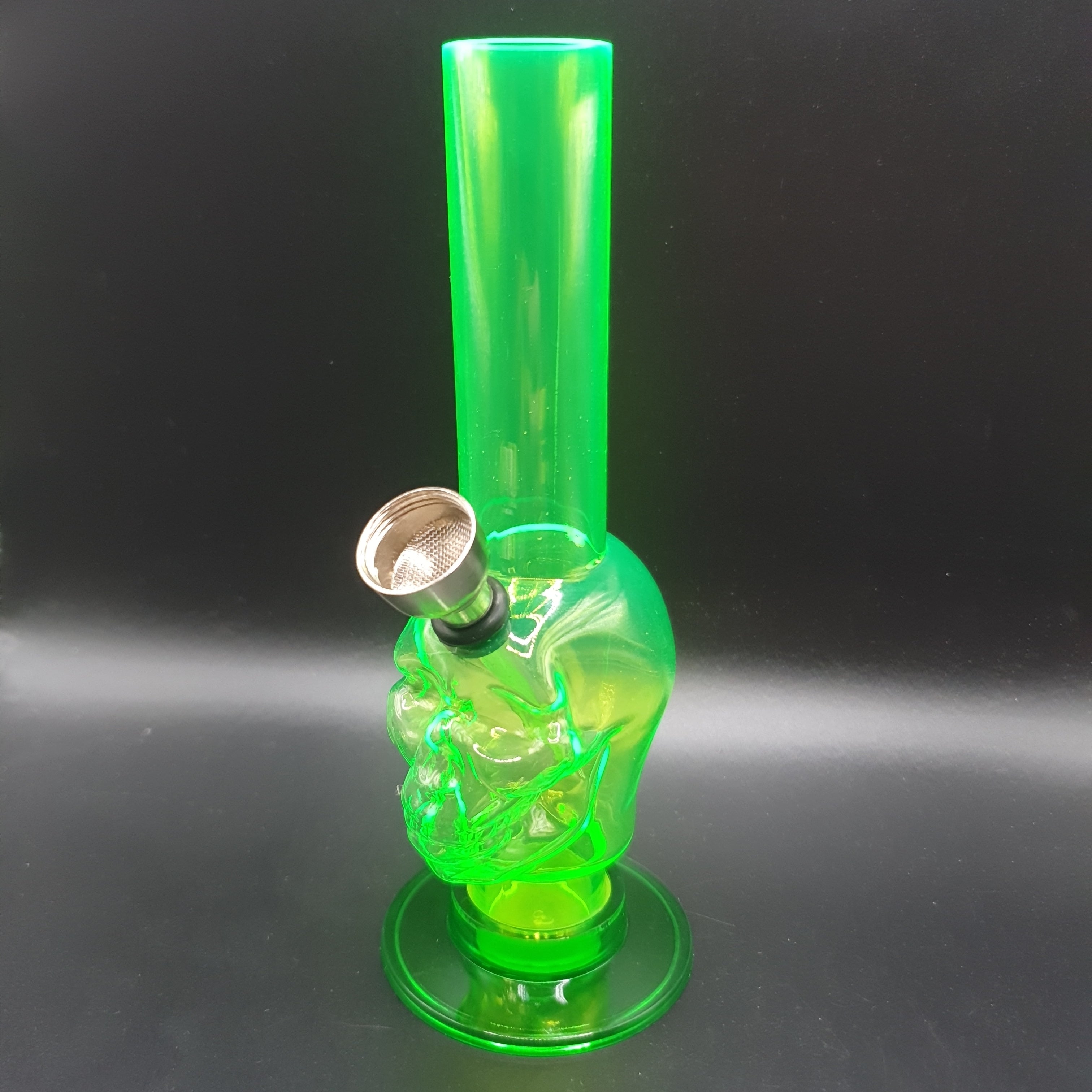 Plastic Mini Skull Bong - Mixed Colours