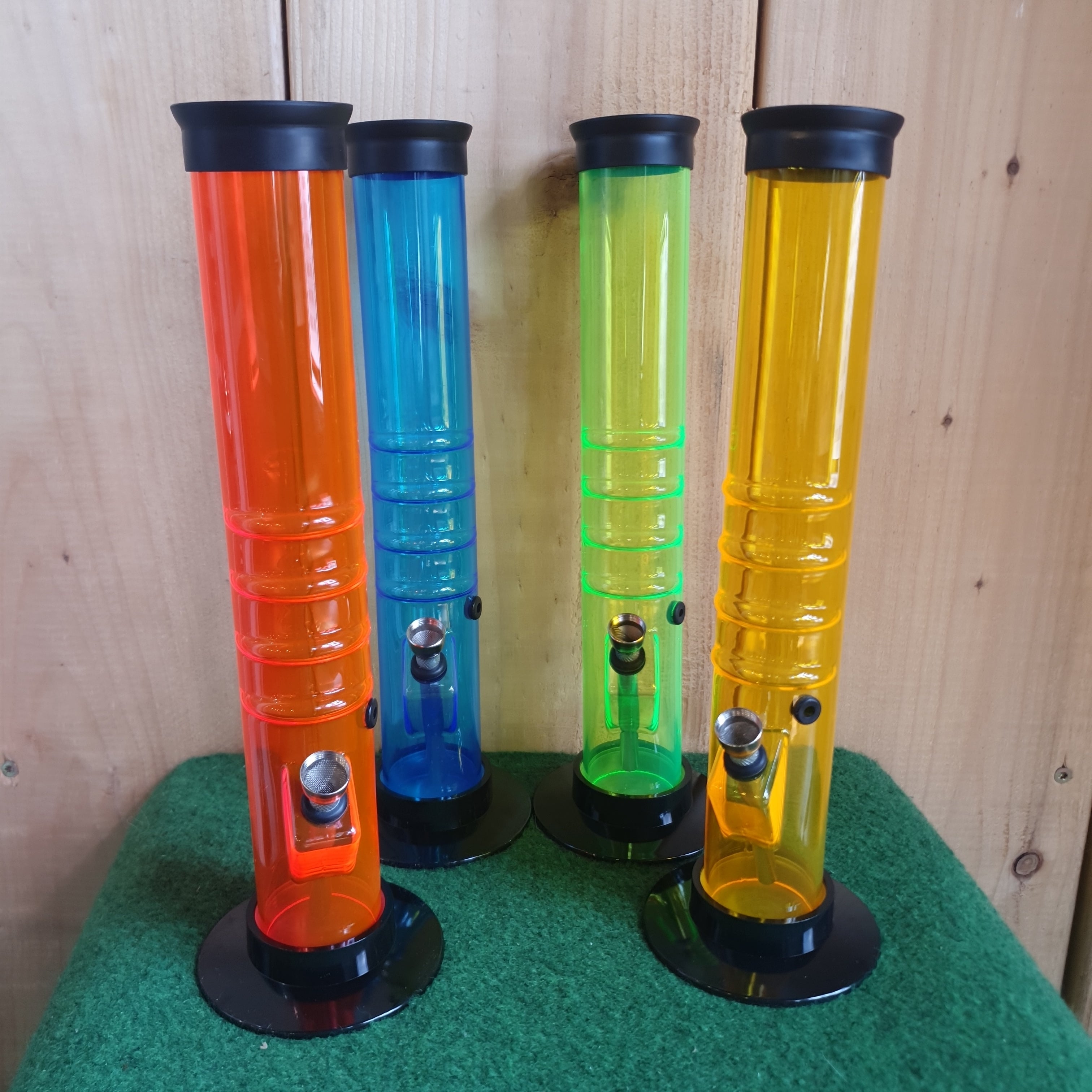 Large Plastic Bong - 32cm - Mixed Colours