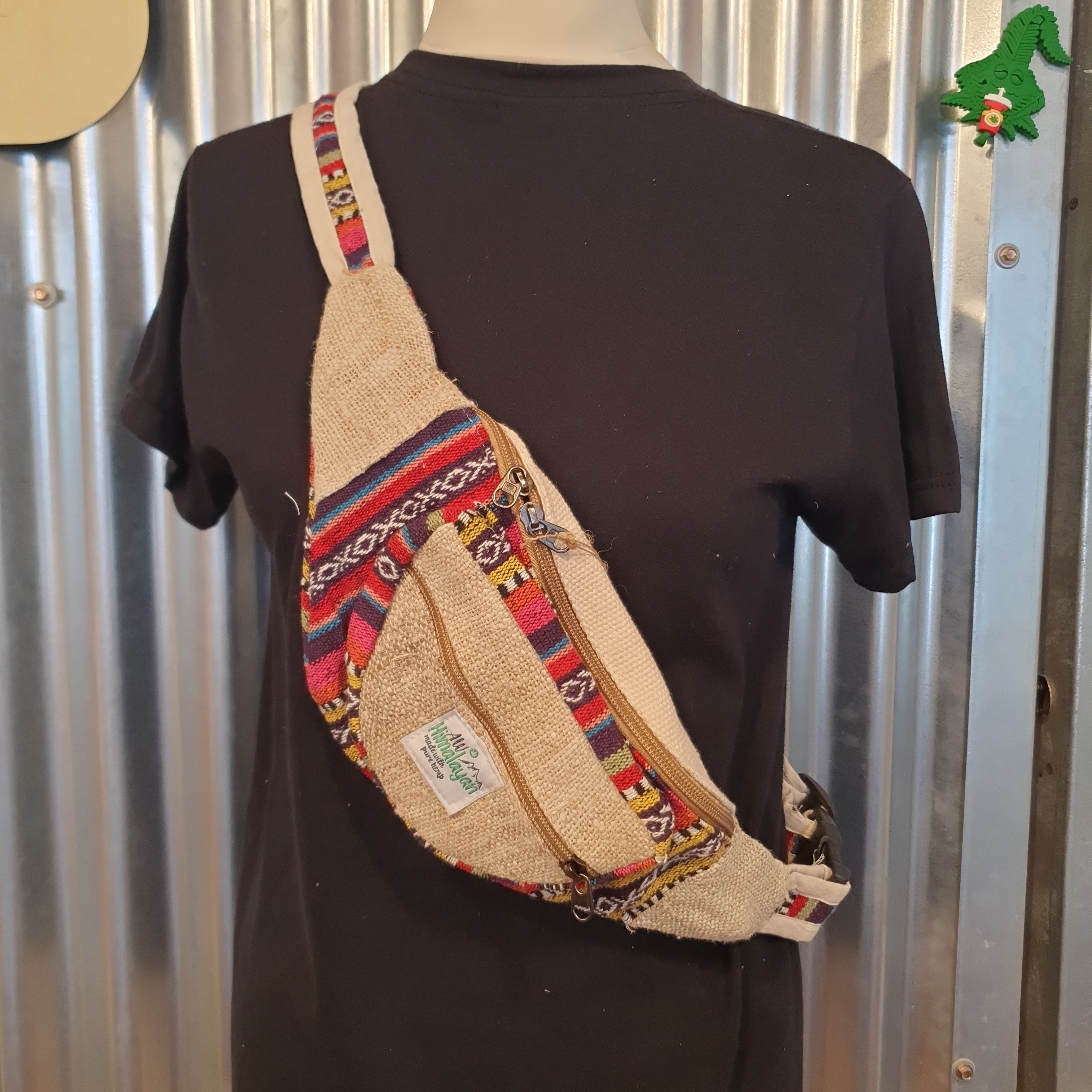 Handmade Himalayan Hemp Bum Bag Money Belt