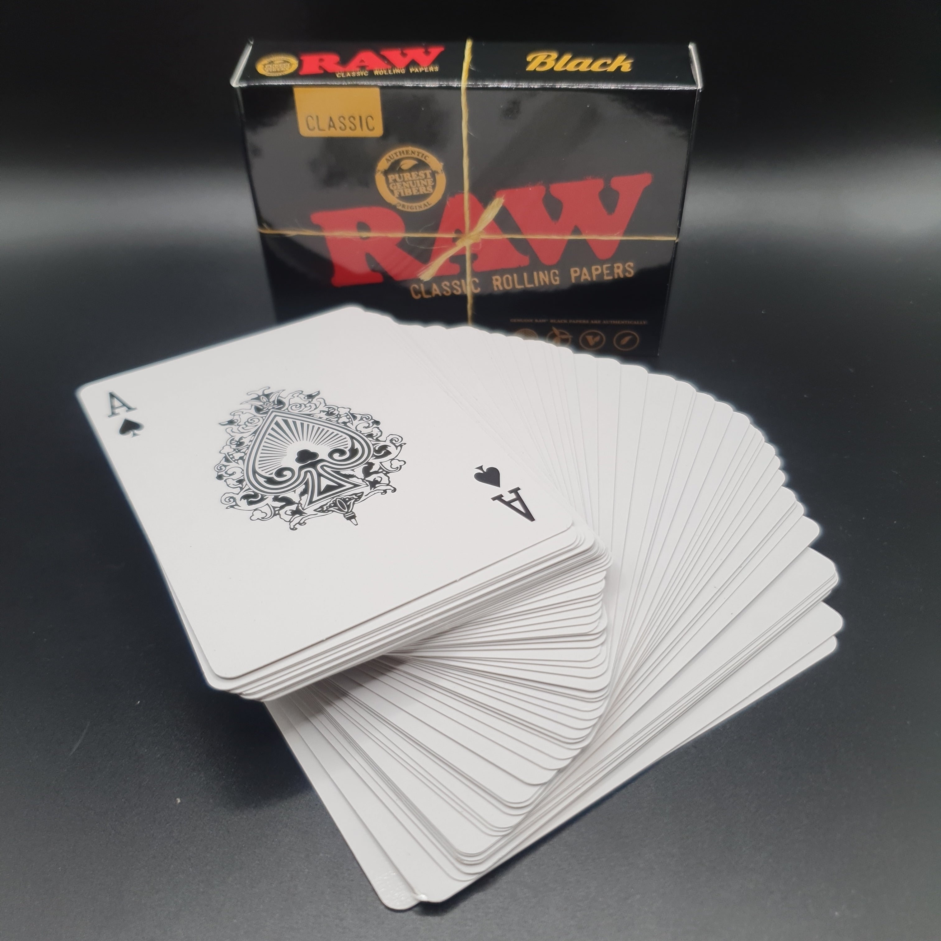 RAW Black Playing Cards