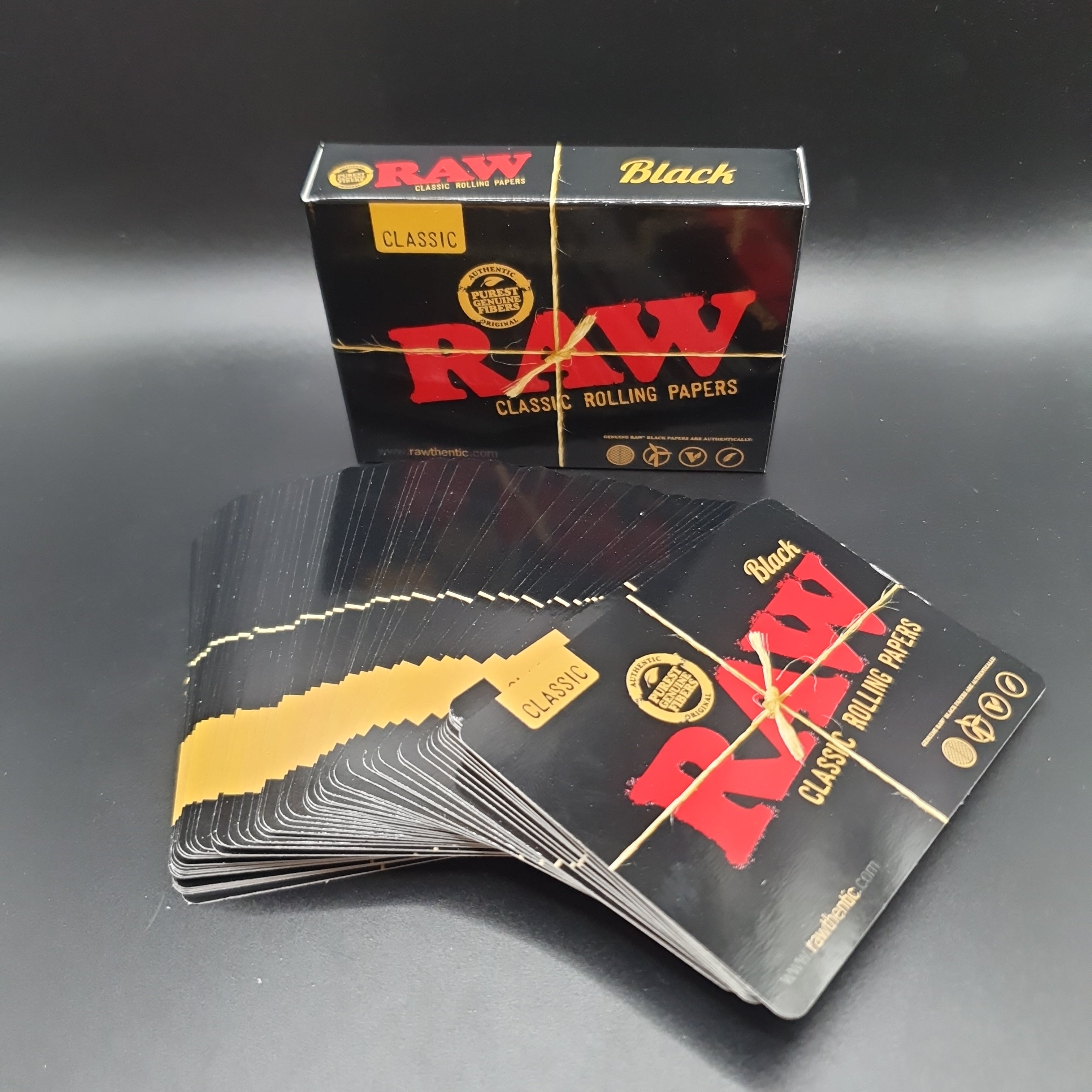 RAW Black Playing Cards