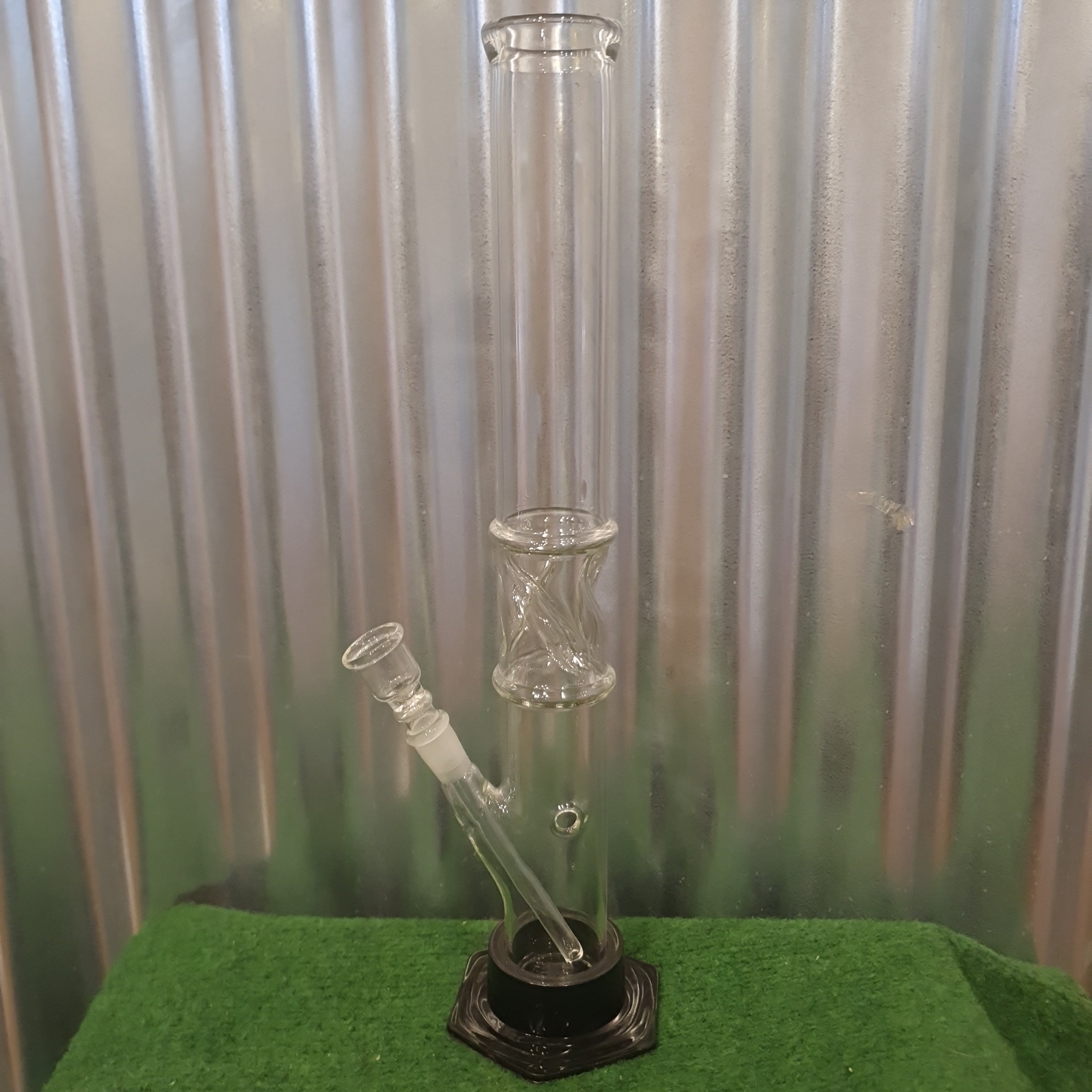 Clear Glass Bong   - 40cm