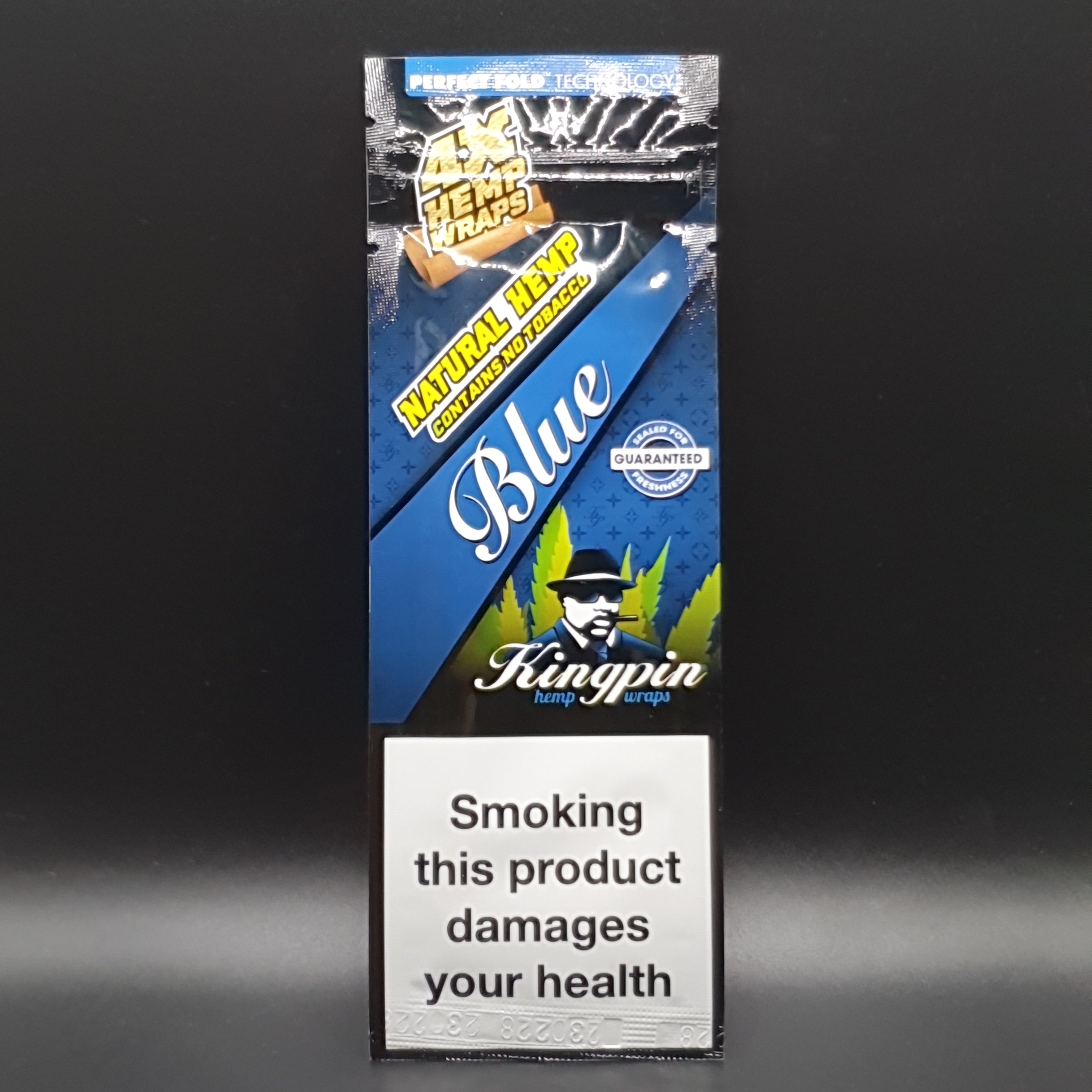 Kingpin Hemp Wraps - 4 Pack - Blue