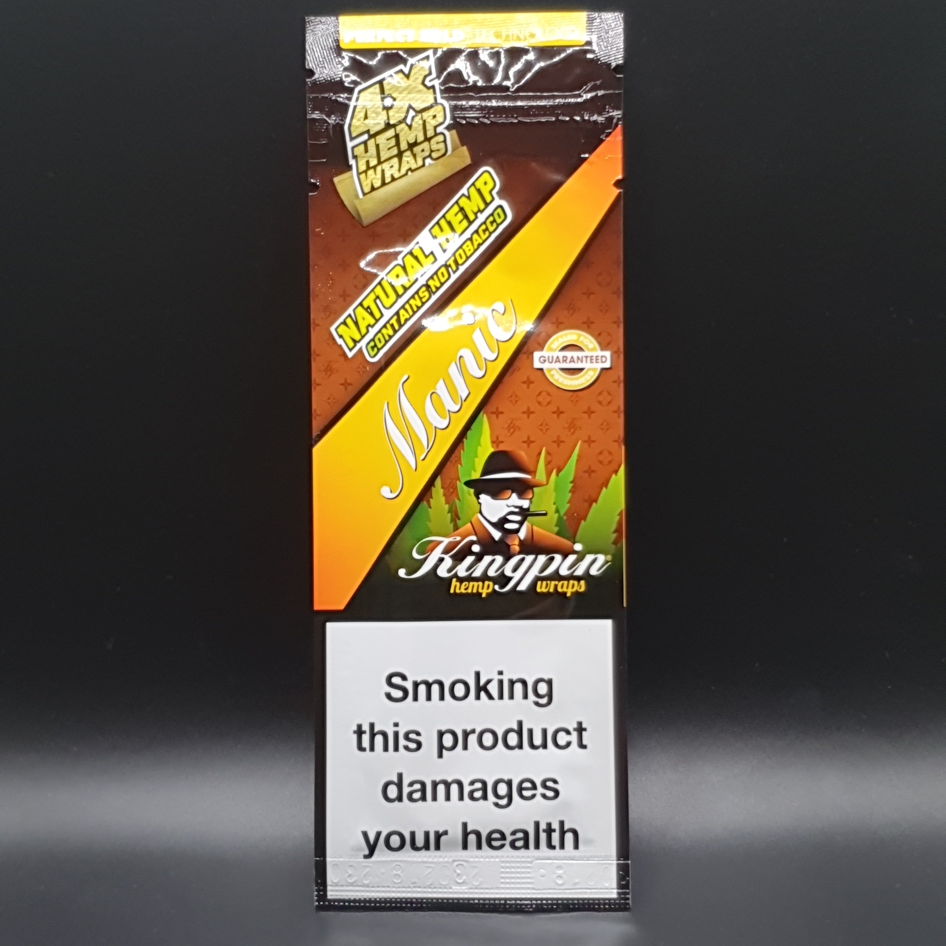 Kingpin Hemp Wraps - 4 Pack - Manic