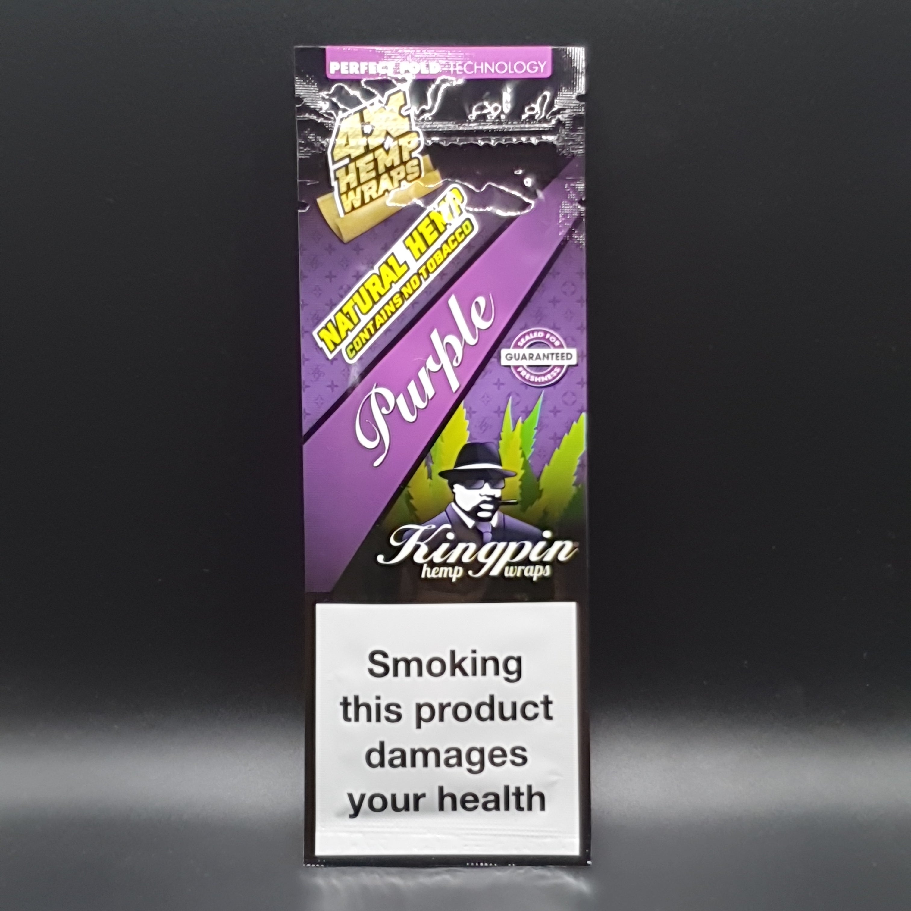 Kingpin Hemp Wraps - 4 Pack - Purple