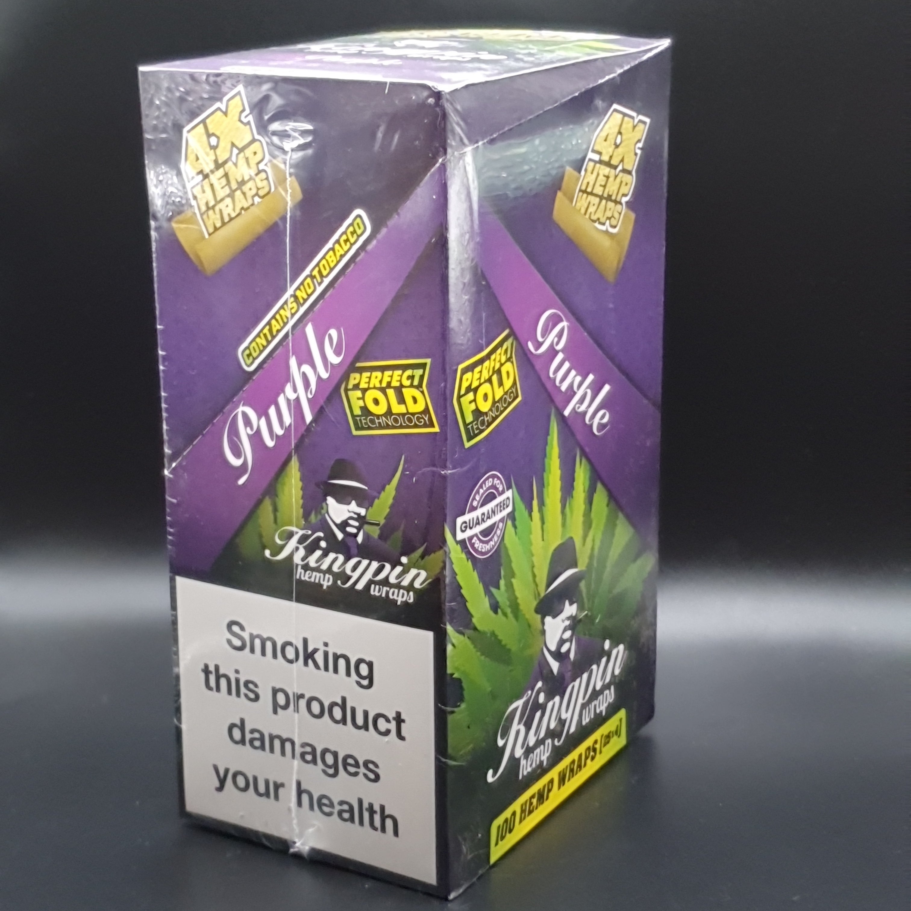 Kingpin Hemp Wraps - 4 Pack - Purple