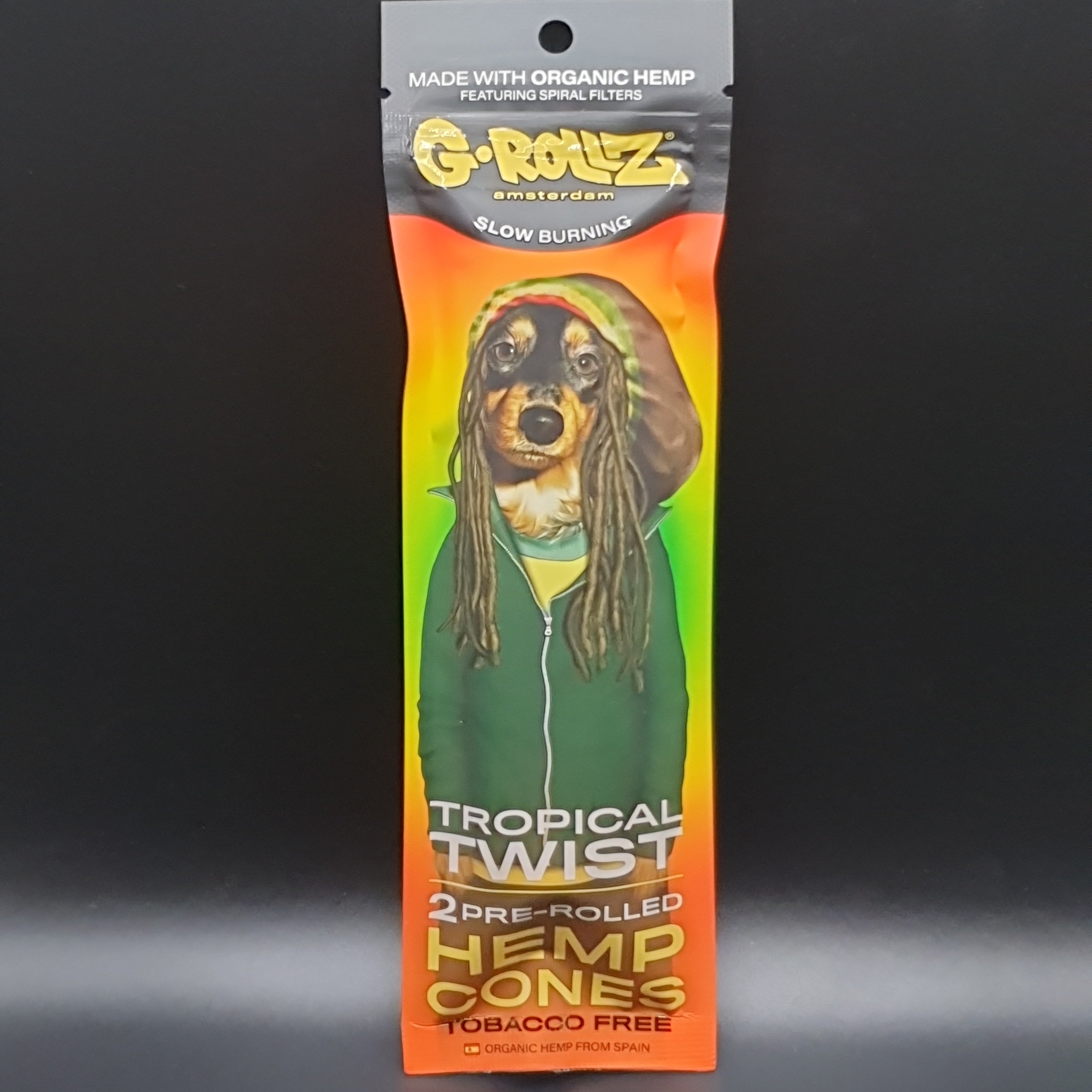 G-Rollz - Pre-Rolled Hemp Cones 2 Pack - Tropical Twist