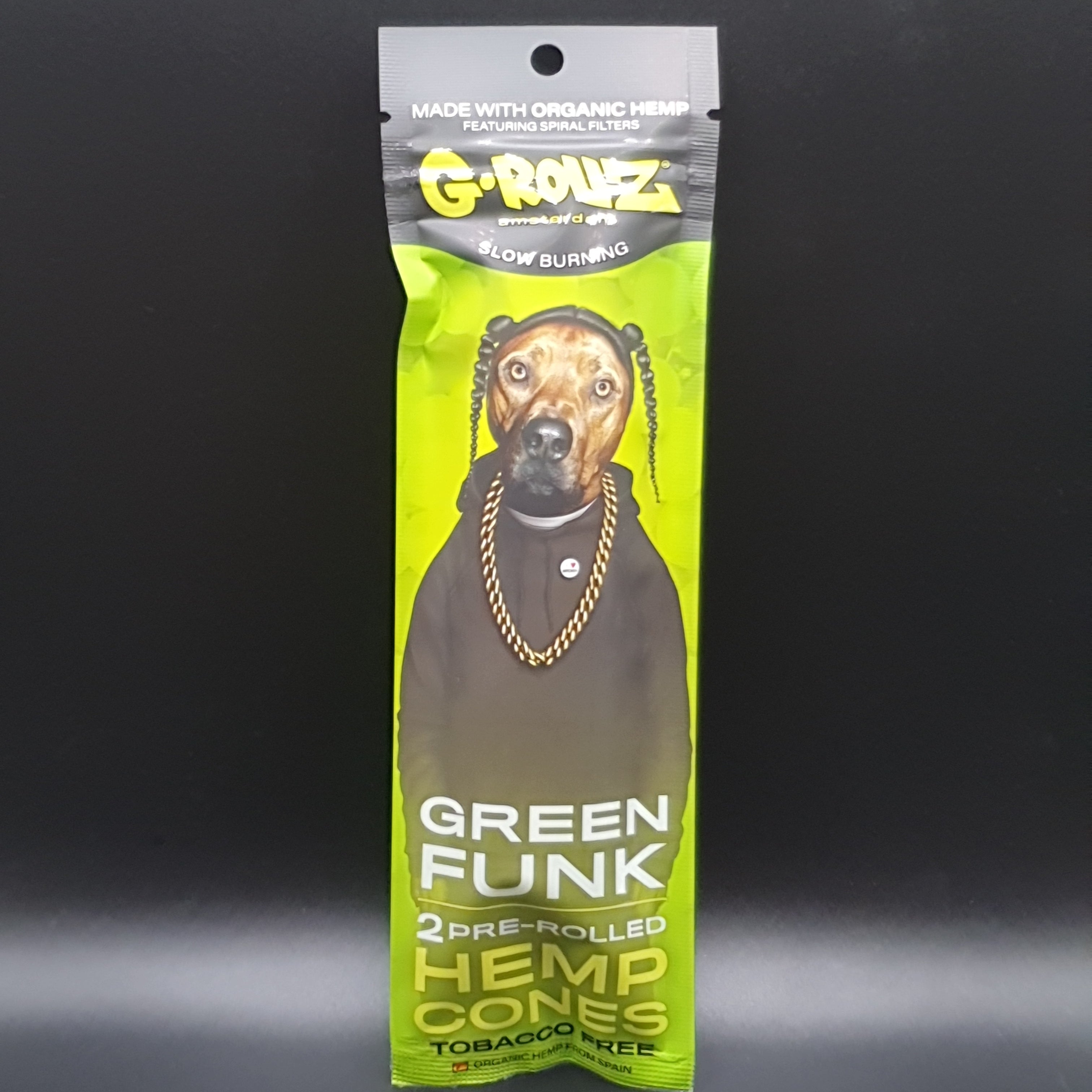 G-Rollz - Pre-Rolled Hemp Cones 2 Pack - Green Funk