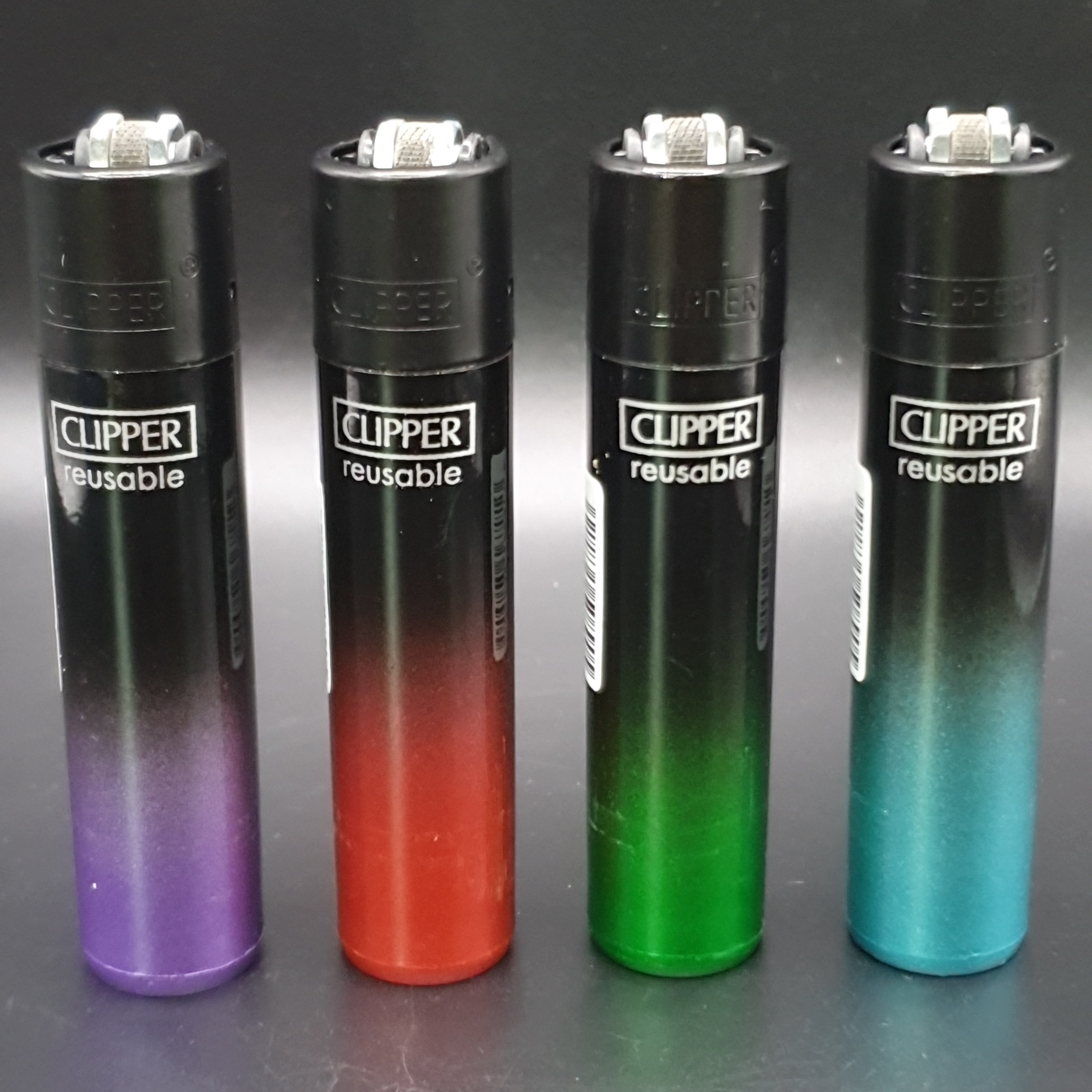 Clipper Lighter - Black Crystal Gradient