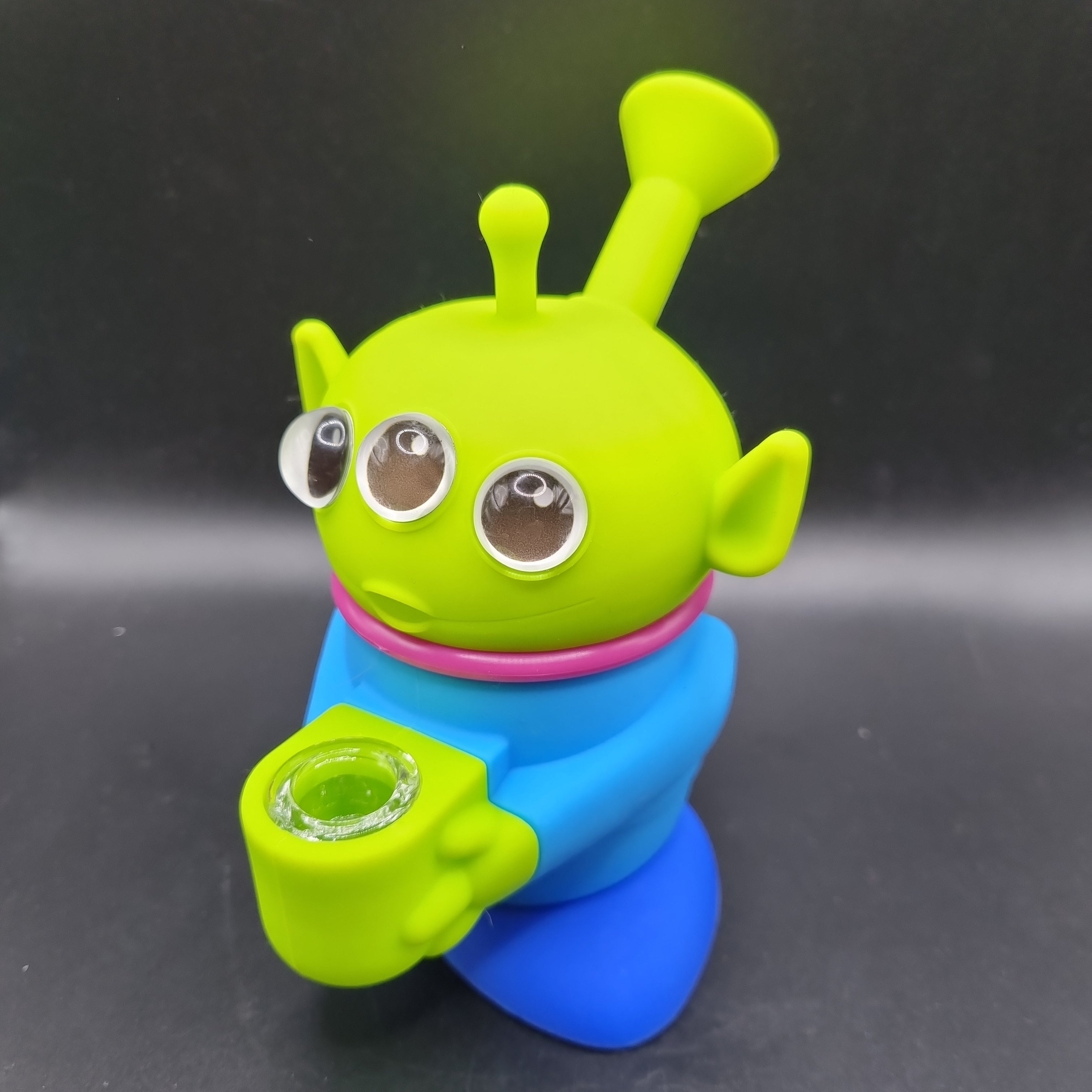 Three Eyed Alien Silicone Bong - 140mm