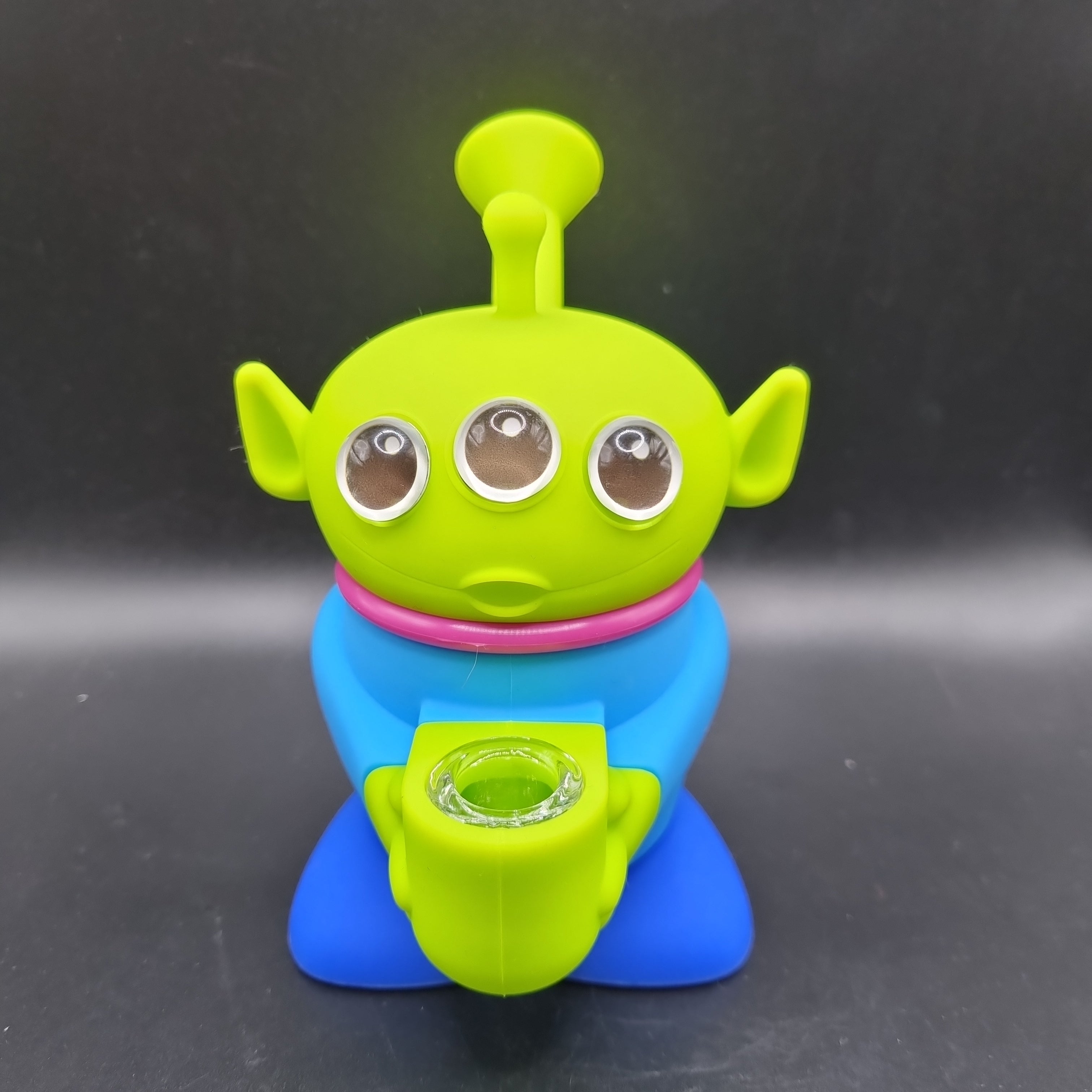 Three Eyed Alien Silicone Bong - 140mm