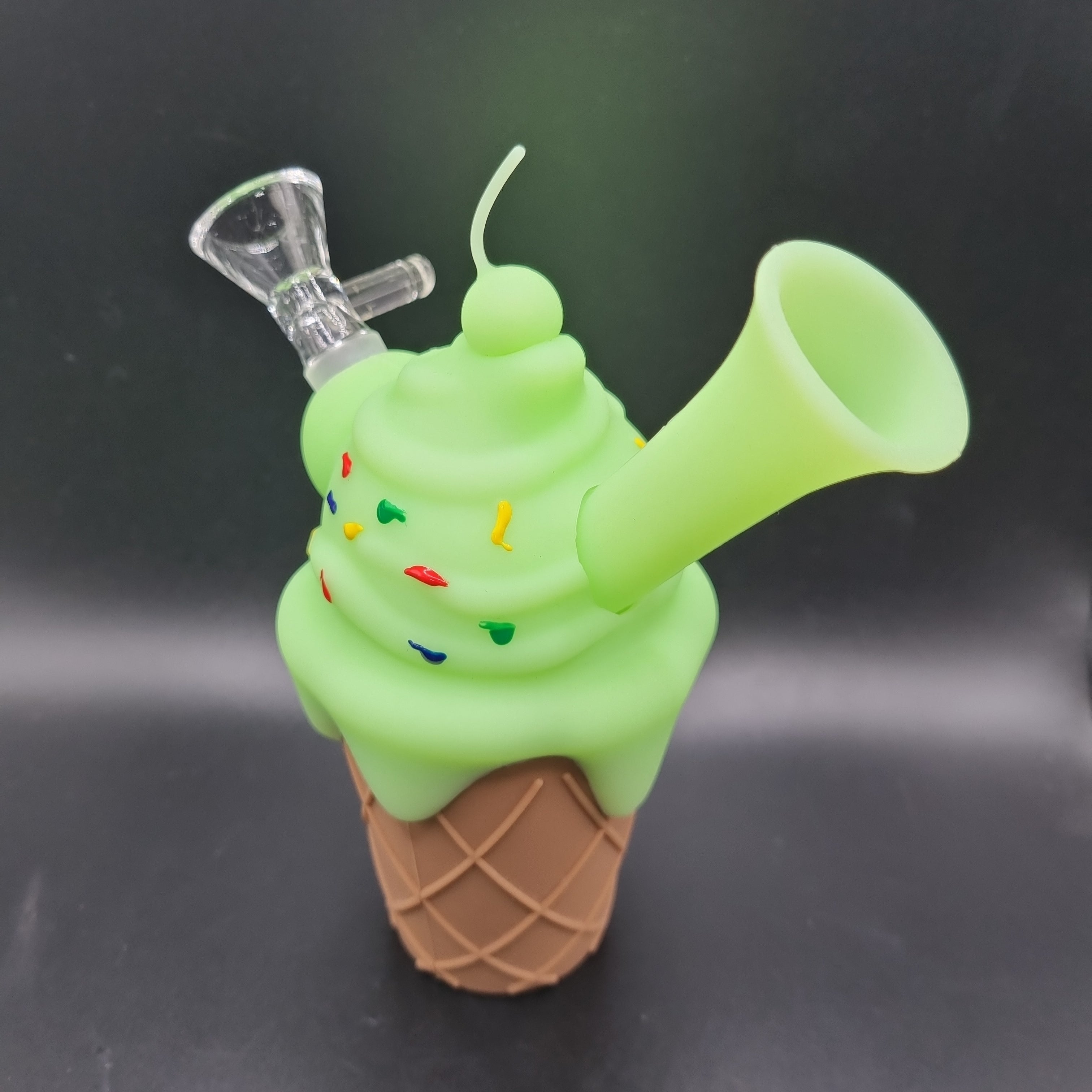 Ice Cream Cone Silicone Bong - 150mm