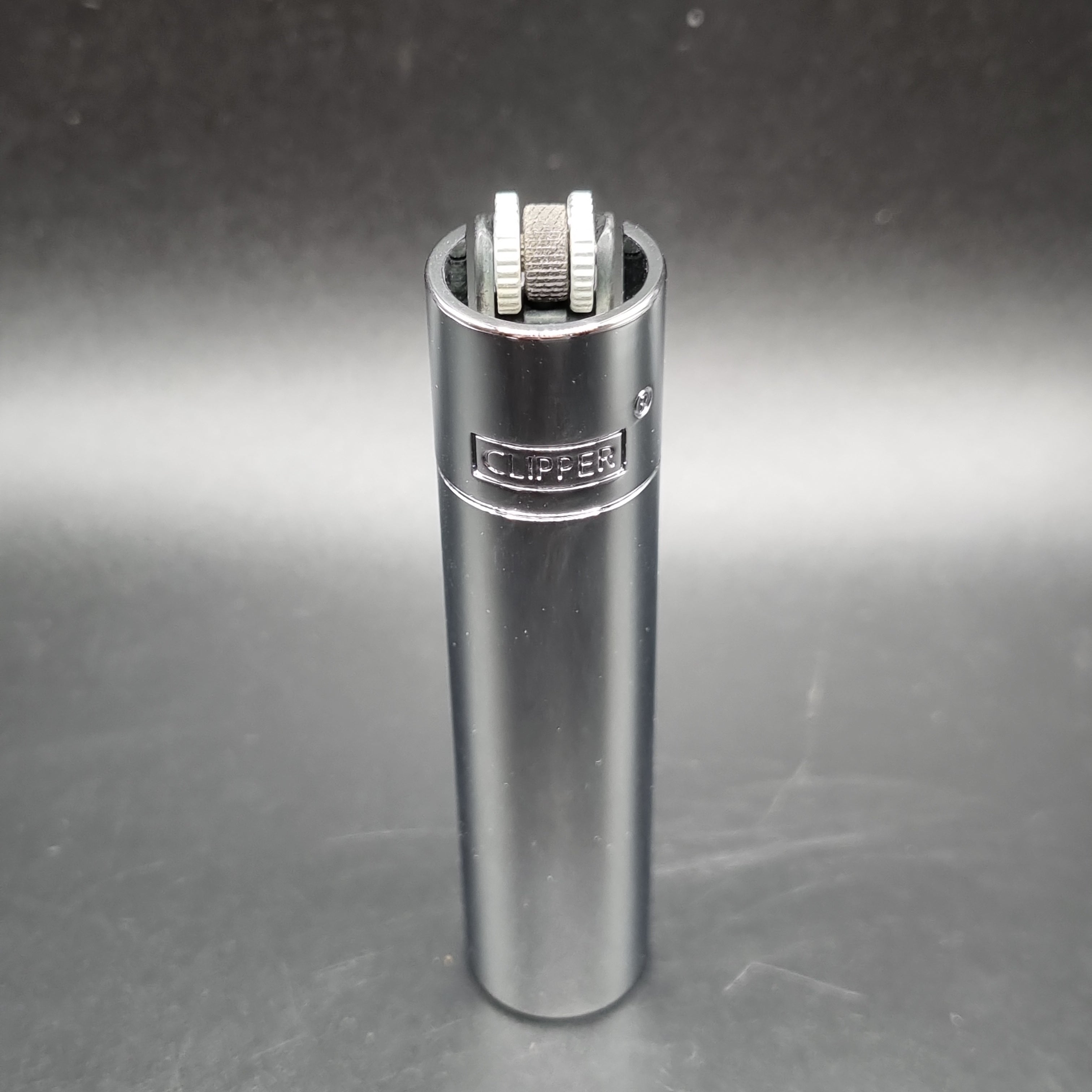 Metal Clipper Lighter + Giftbox - Silver