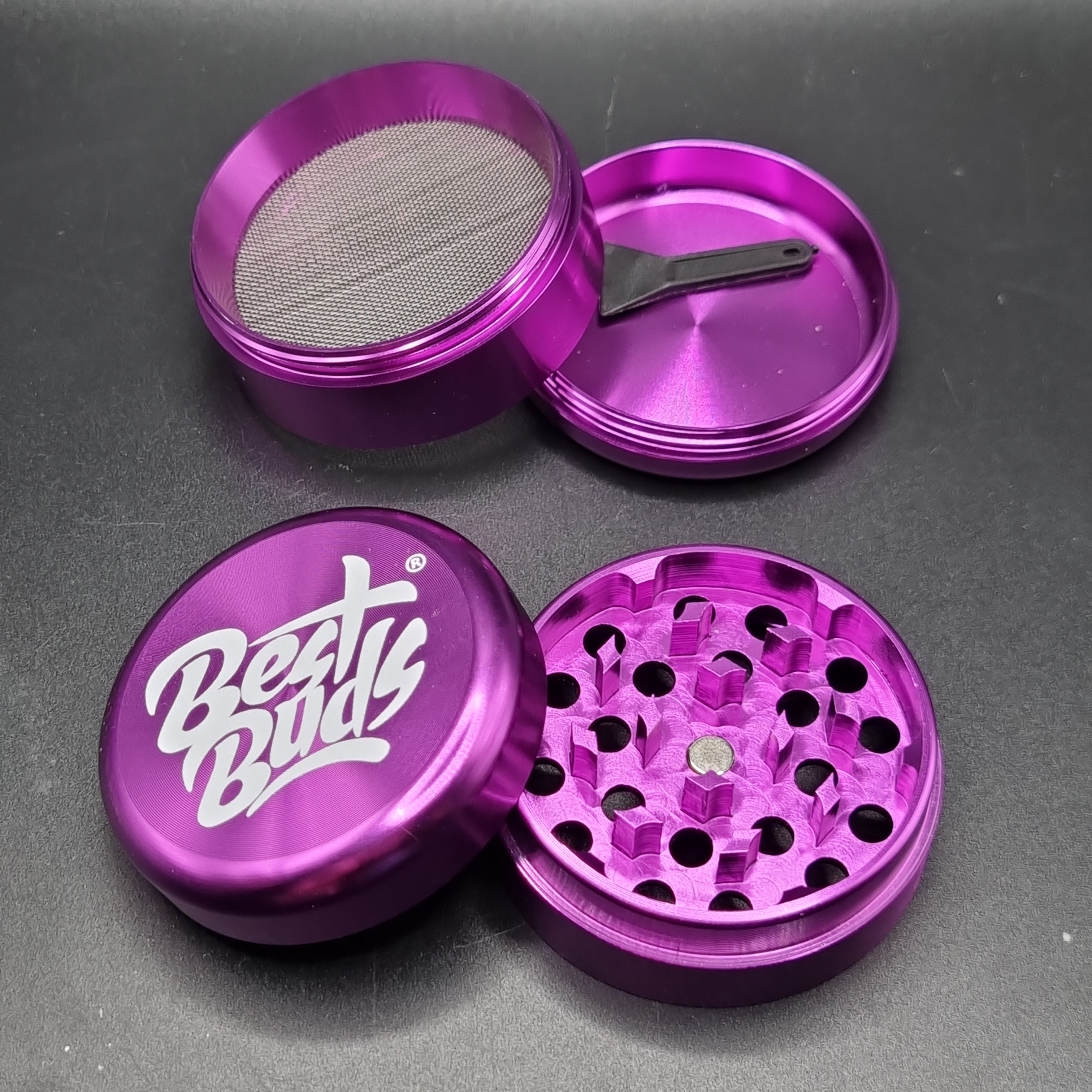 Best Buds 4 Piece Aluminium Grinder - 50mm