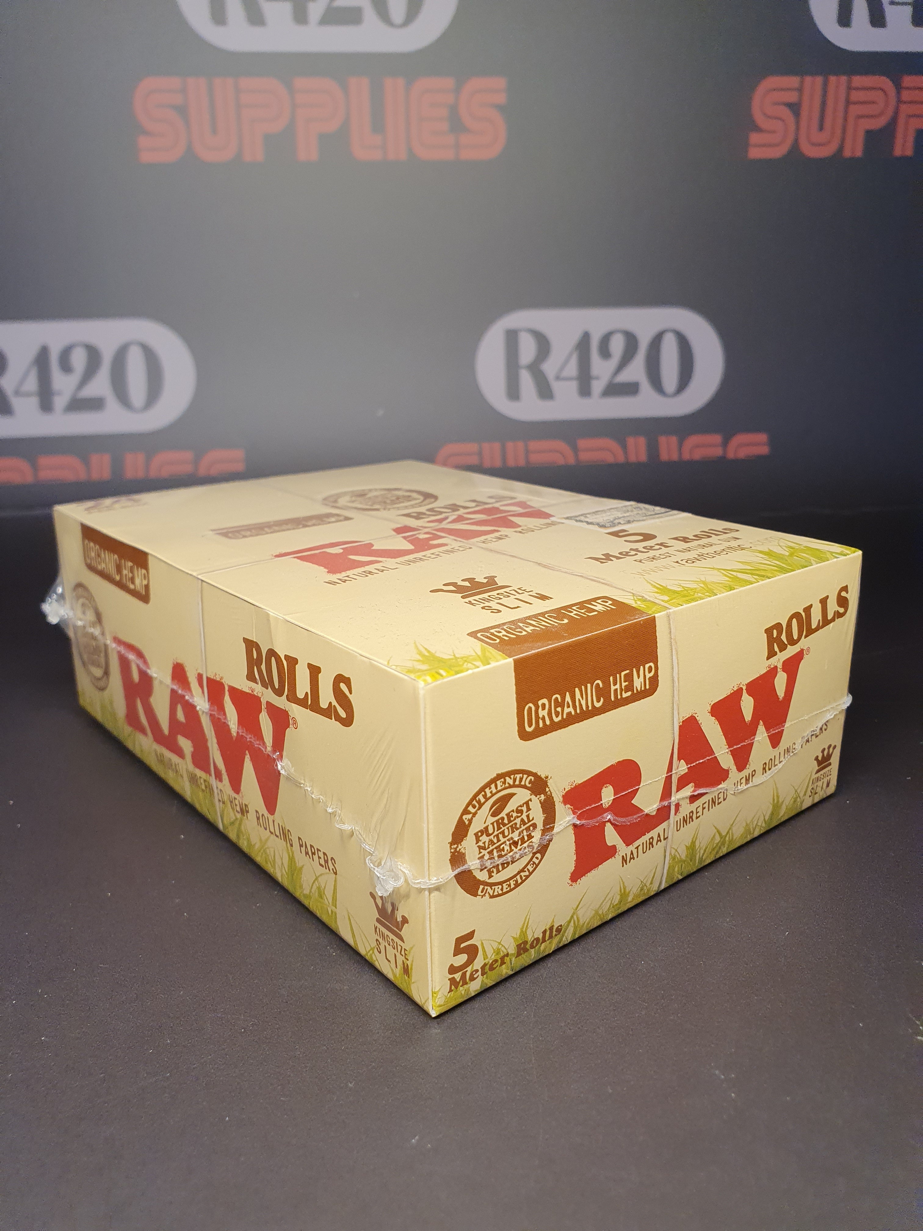 RAW Organic Kingsize Slim Rolls - 5 Meter