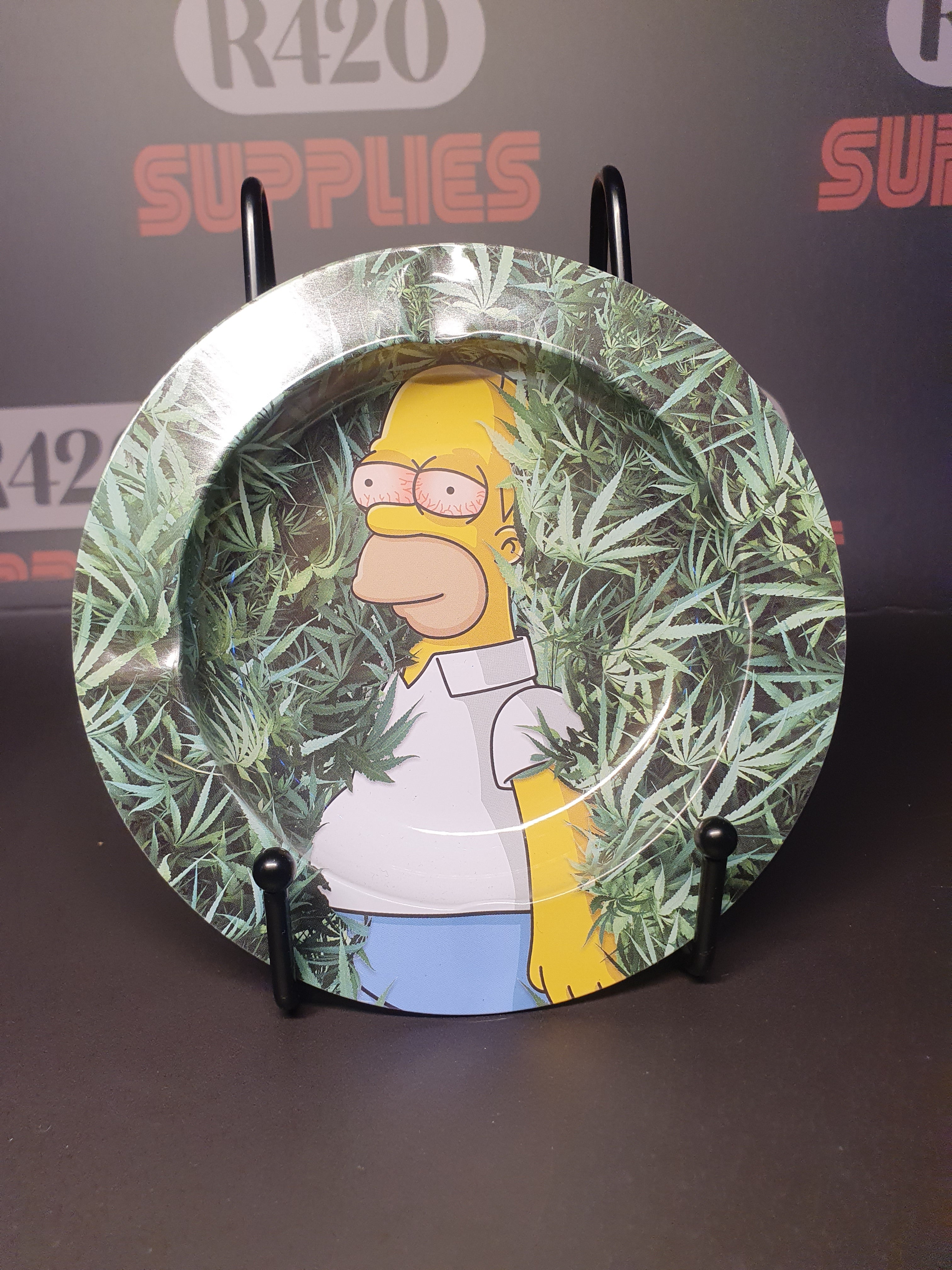 Stoned Homer  - Metal Ashtray