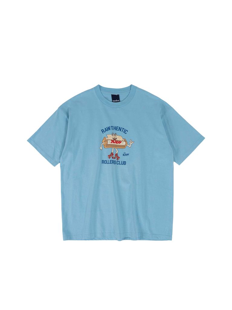 RAW x Interbreed Rollers Club T-Shirt - Blue