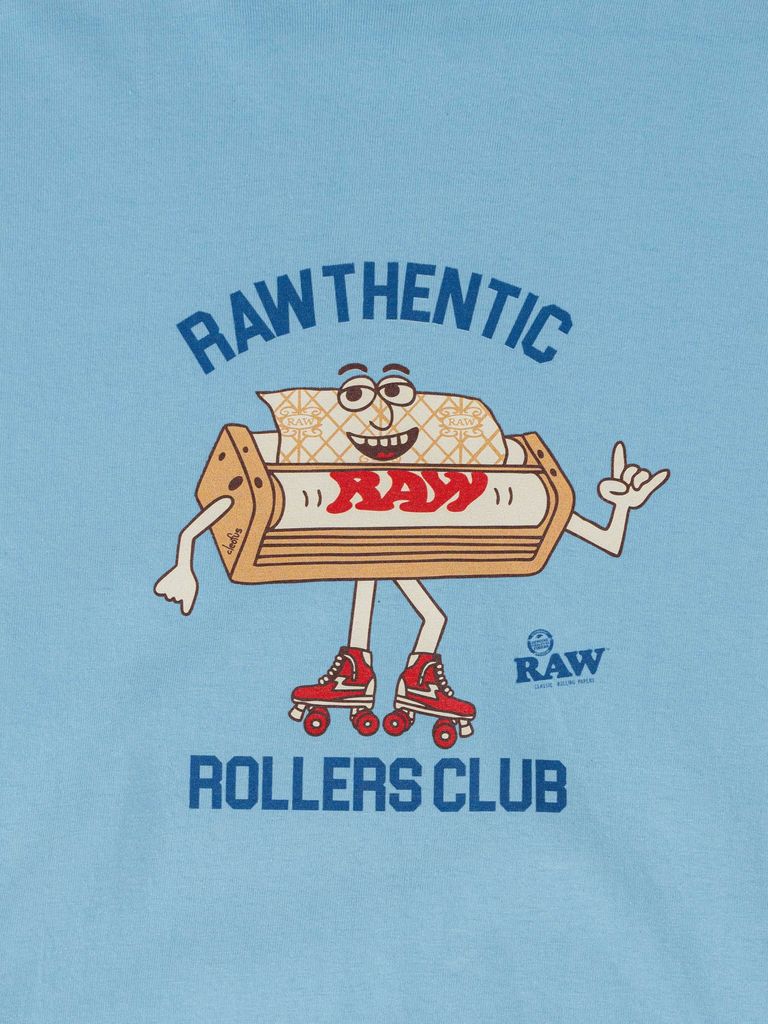 RAW x Interbreed Rollers Club T-Shirt - Blue