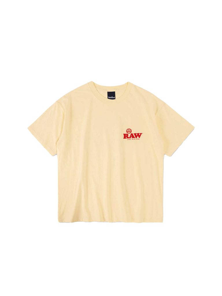 RAW x Interbreed Slow Burn T-Shirt - Yellow