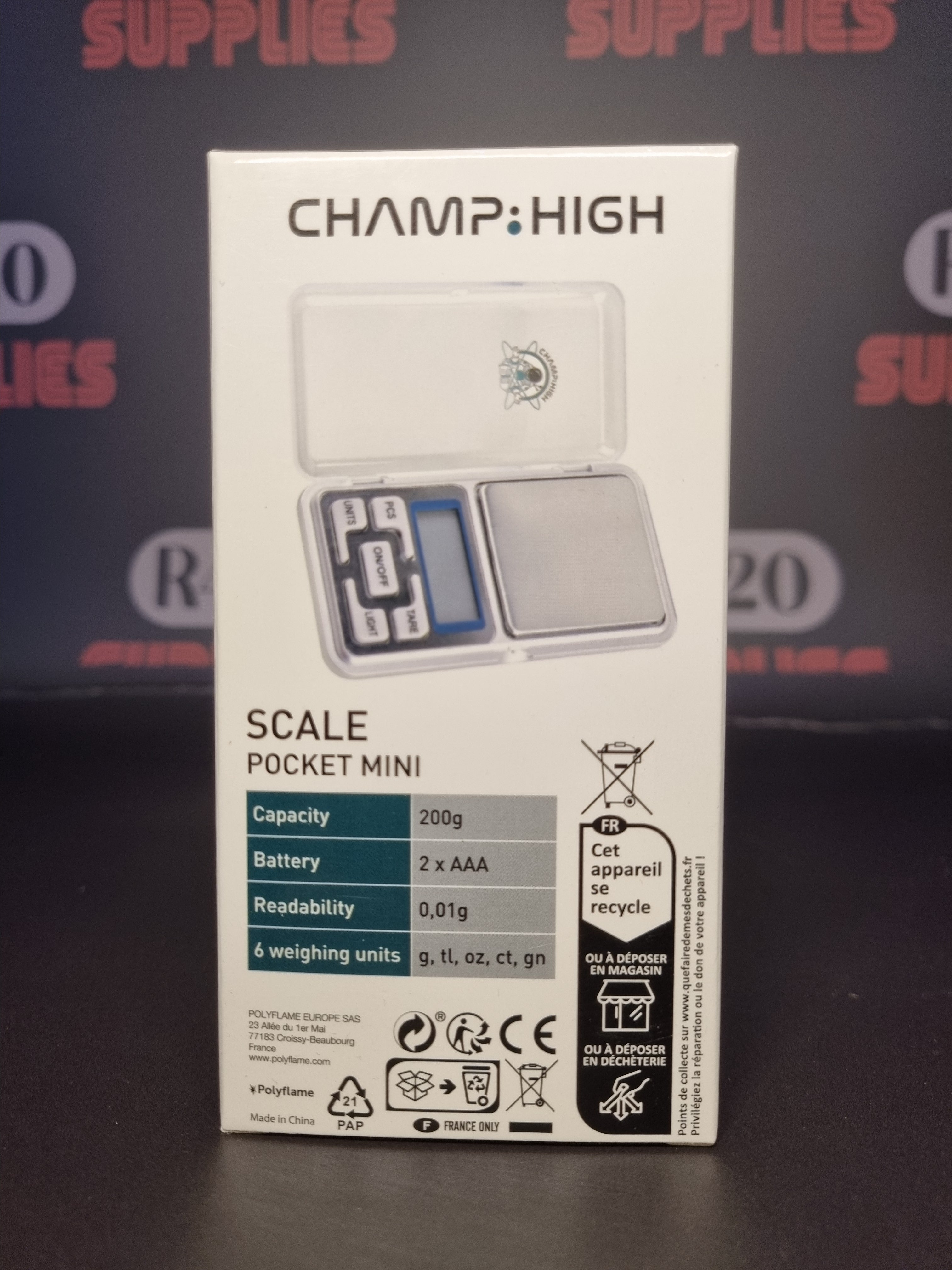 Champ High Digital Scales - Pocket Mini