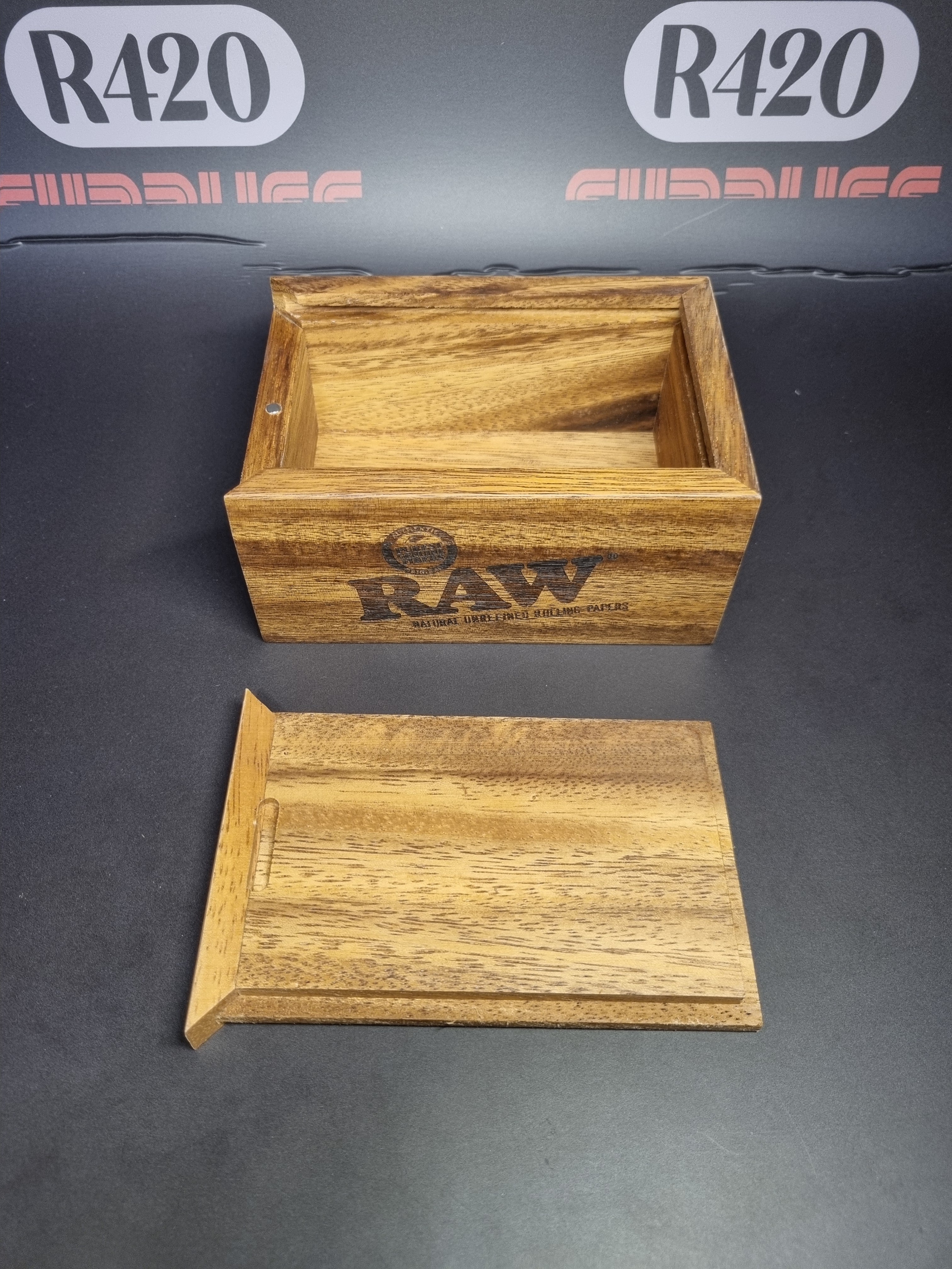 RAW Wooden Slide Box - Small