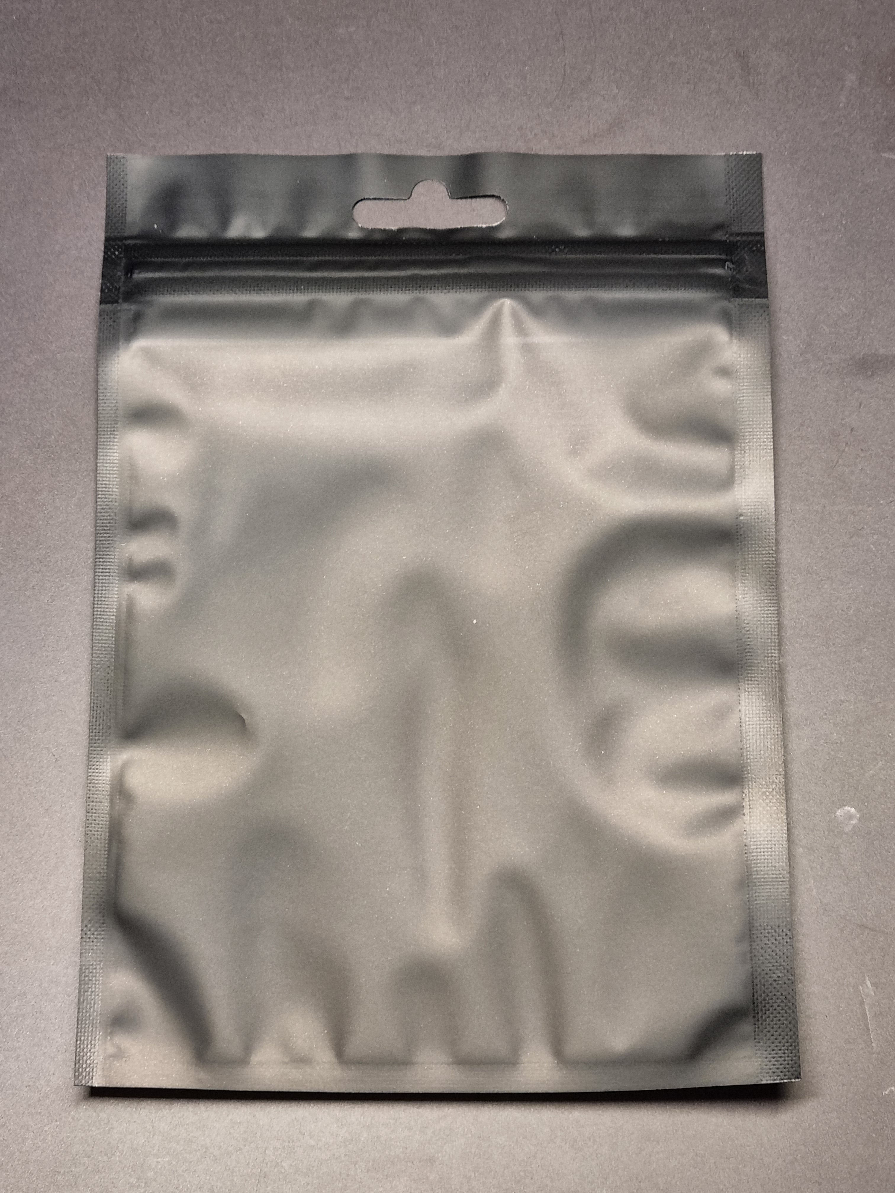 Mylar Ziplock Bag - Black - 10.5x15cm (50)