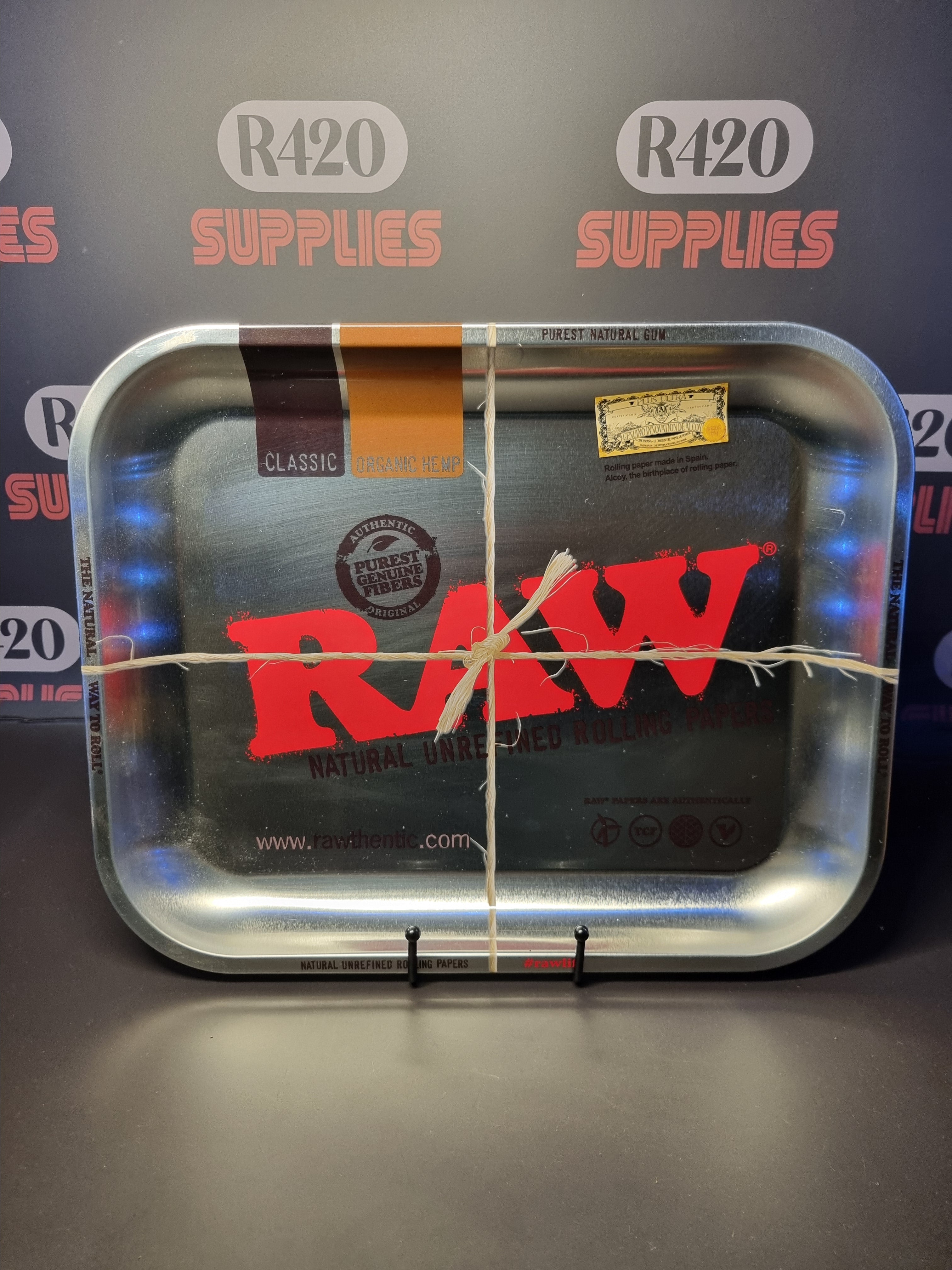 RAW Chrome metal rolling tray