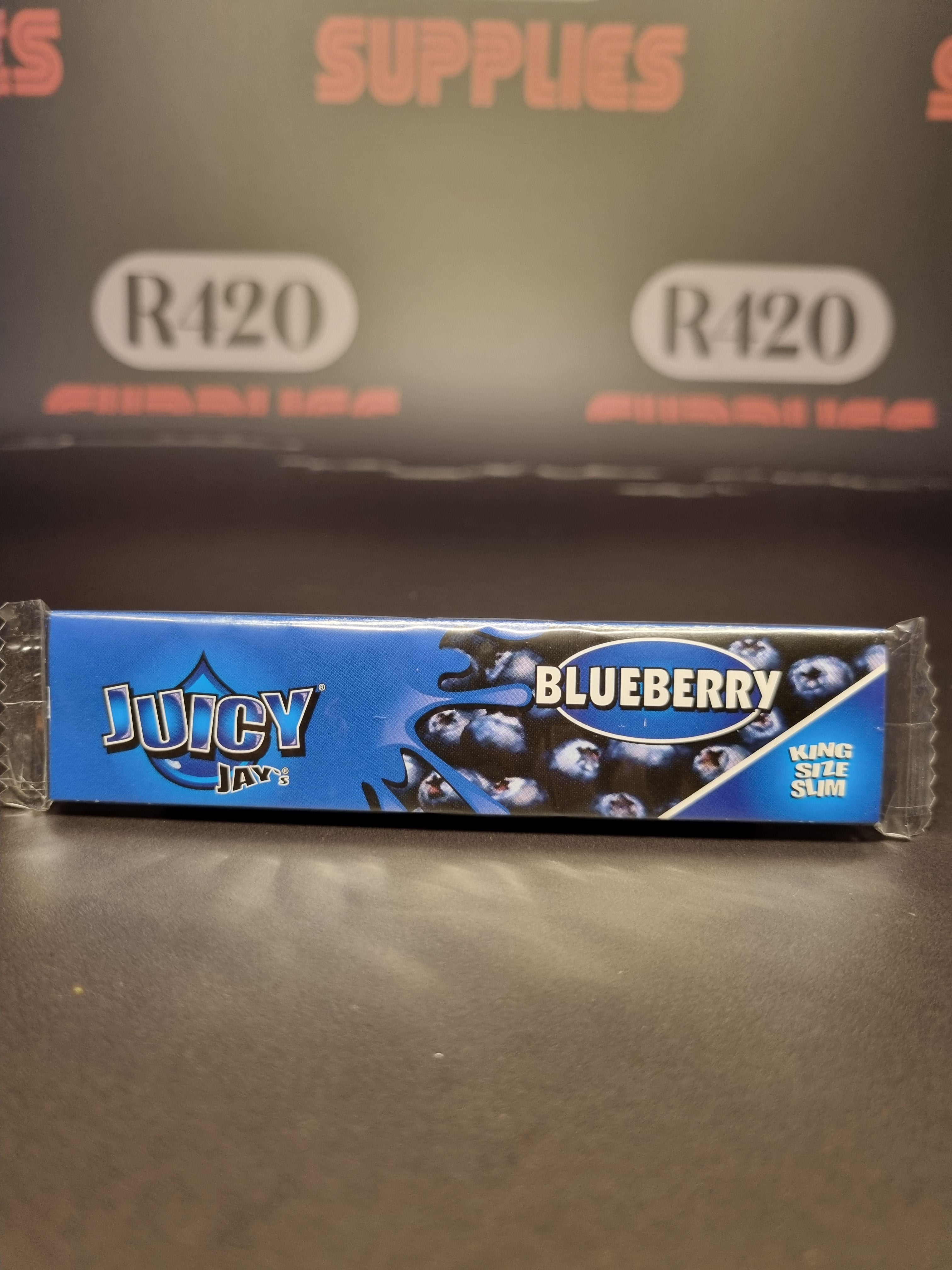 Juicy Jay's Kingsize Slim Flavoured Skins - Blueberry