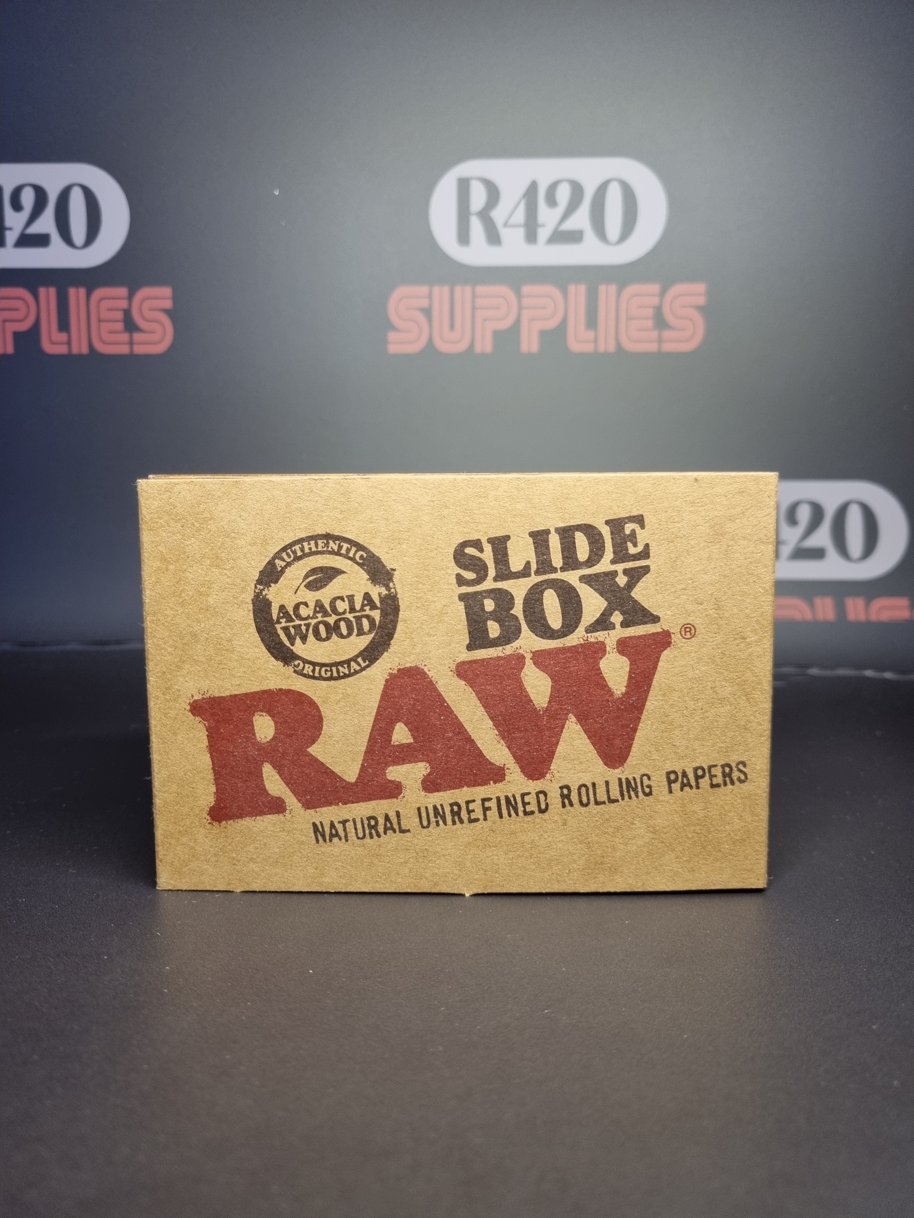 RAW Wooden Slide Box - Small