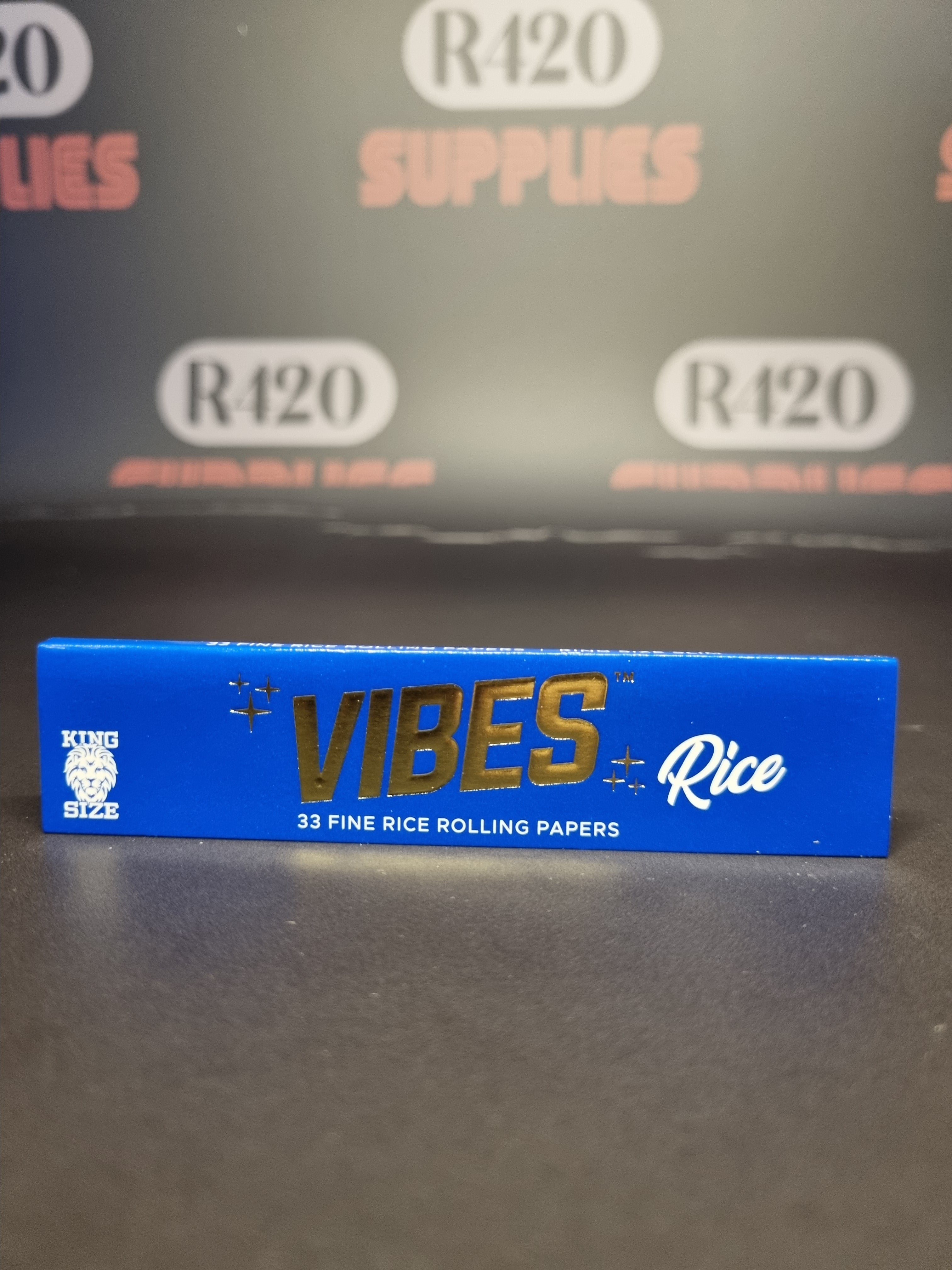 Vibes Rolling Papers - Kingsize Slim - Rice Paper