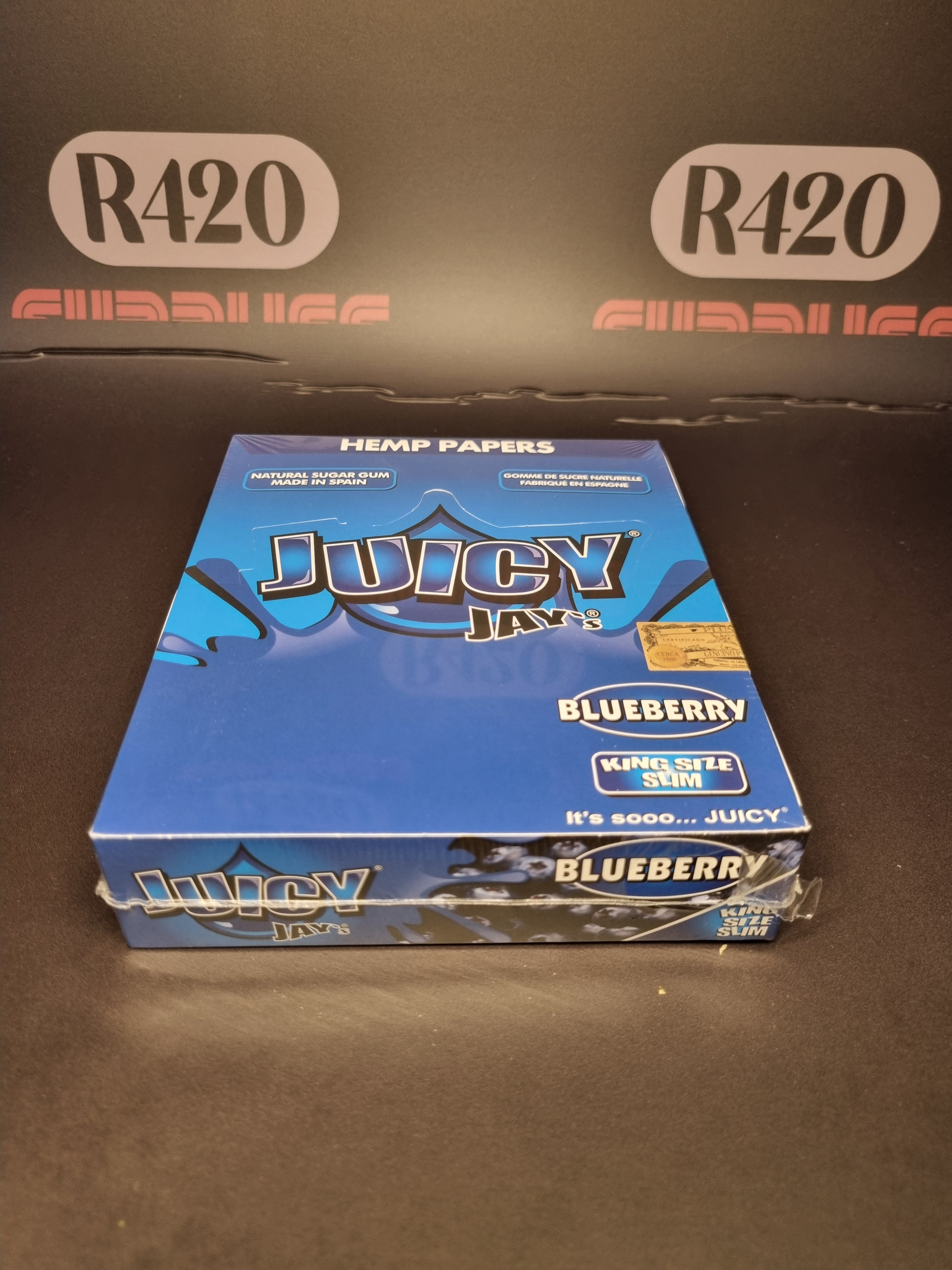 Juicy Jay's Kingsize Slim Flavoured Skins - Blueberry