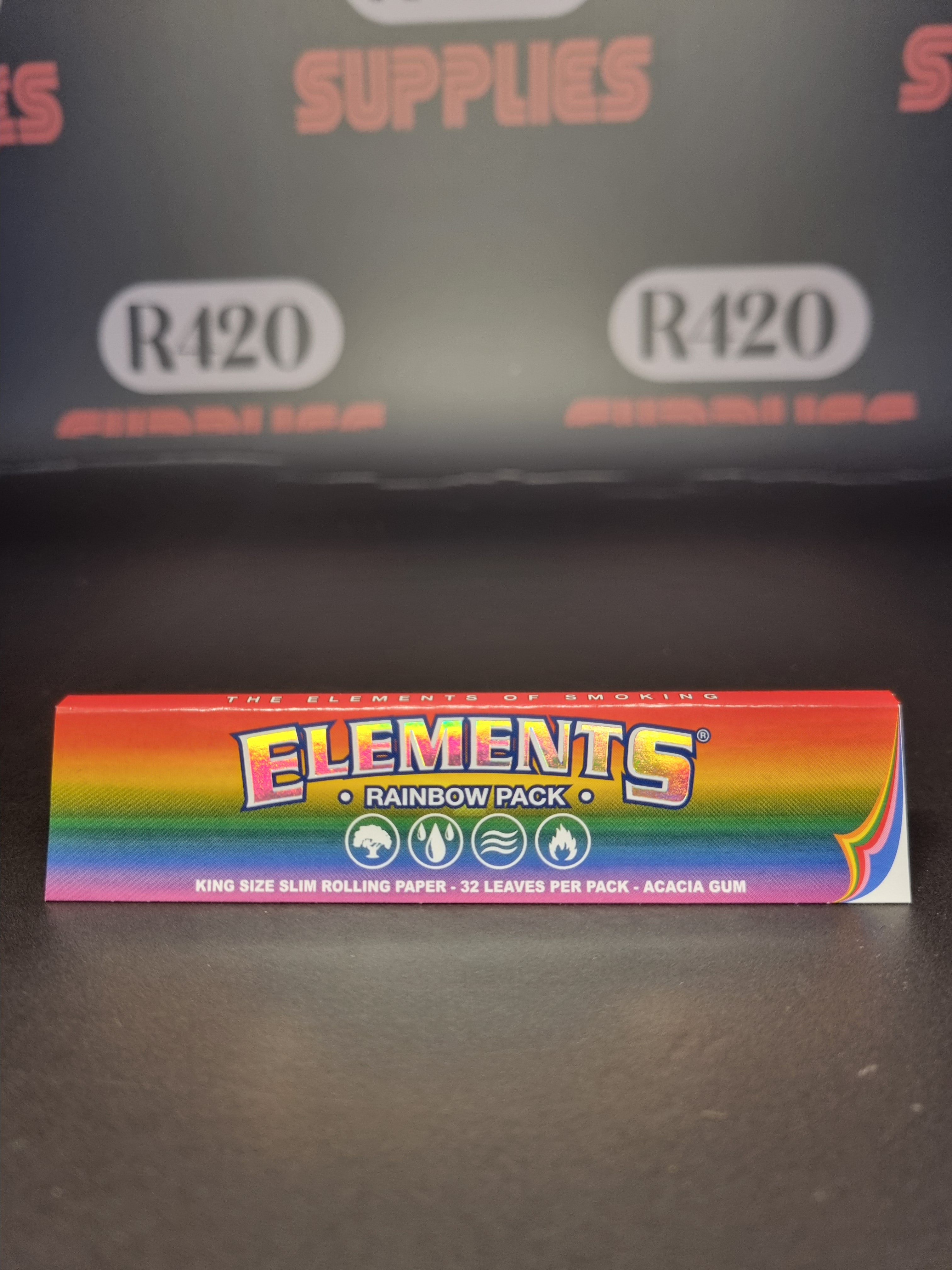 Elements Kingsize Slim Rainbow Pack