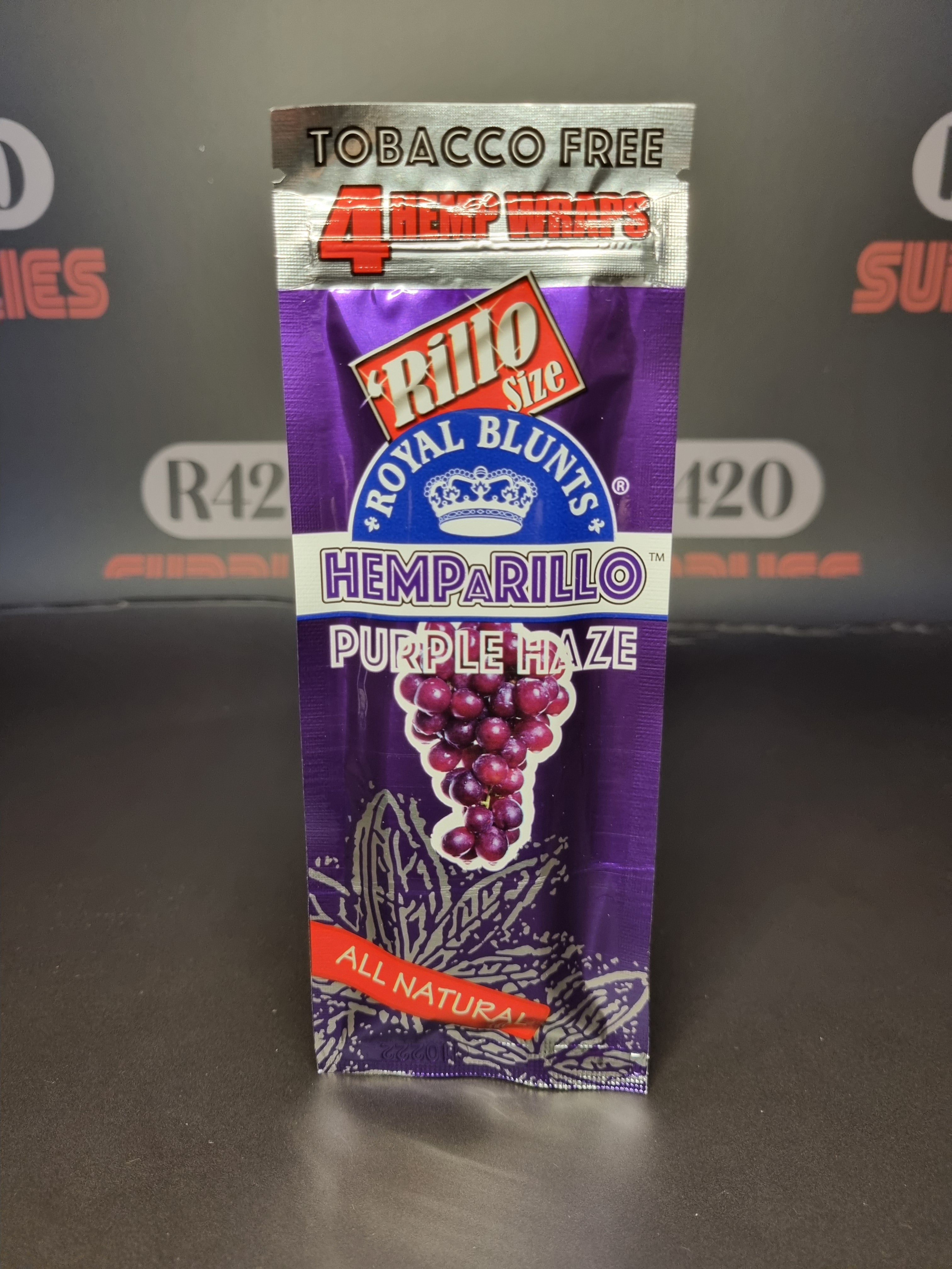 Hemparillo 4 Pack Hemp Blunts - Purple Haze