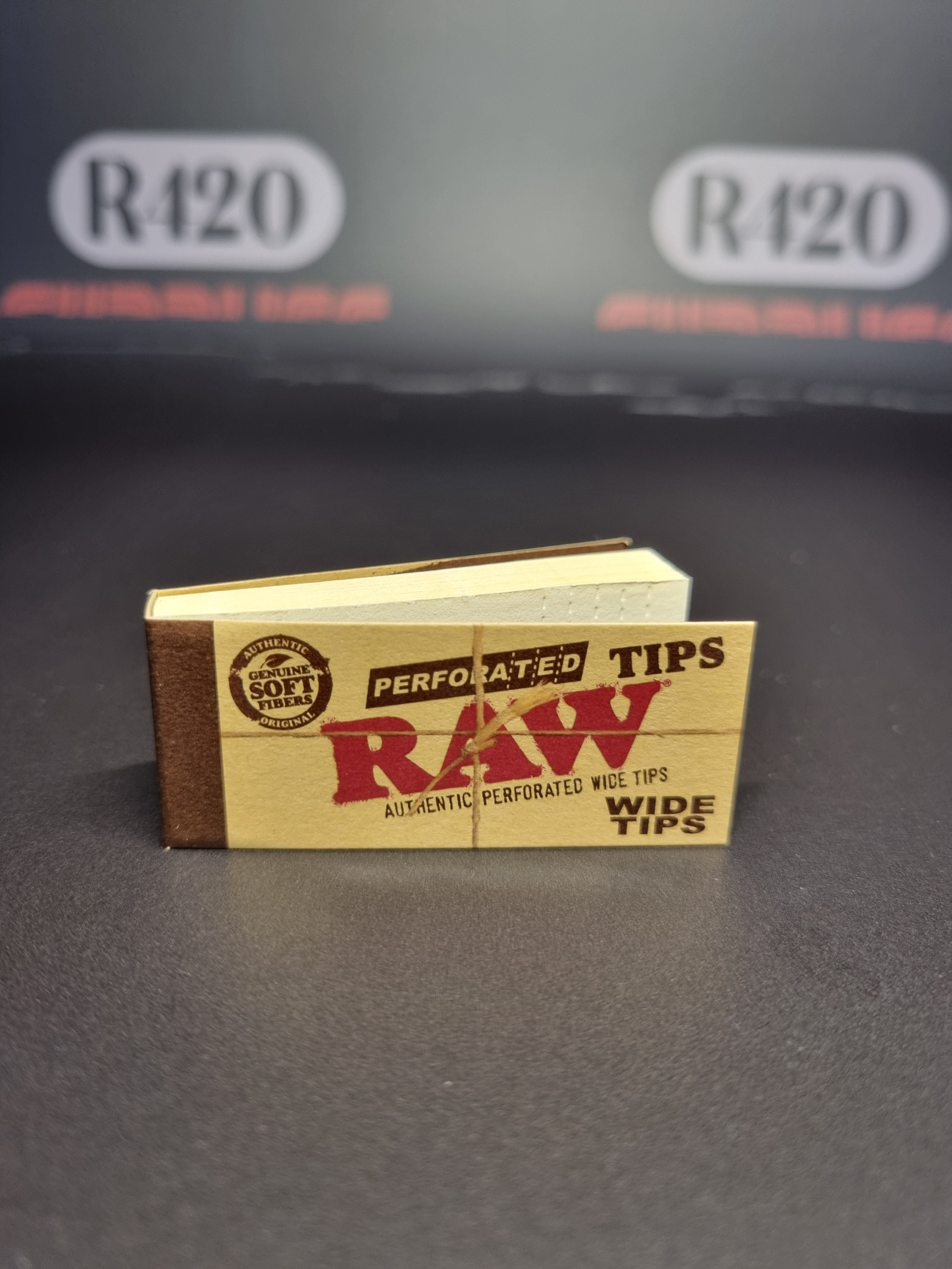 RAW Perforated Wide Tips - Book of 50