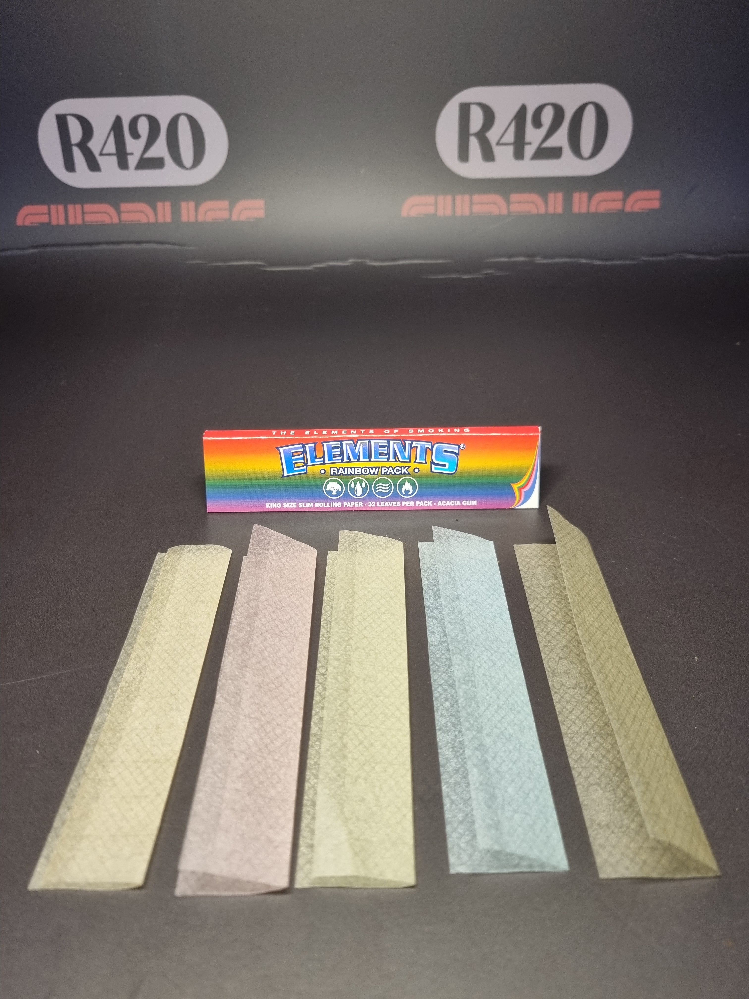 Elements Kingsize Slim Rainbow Pack