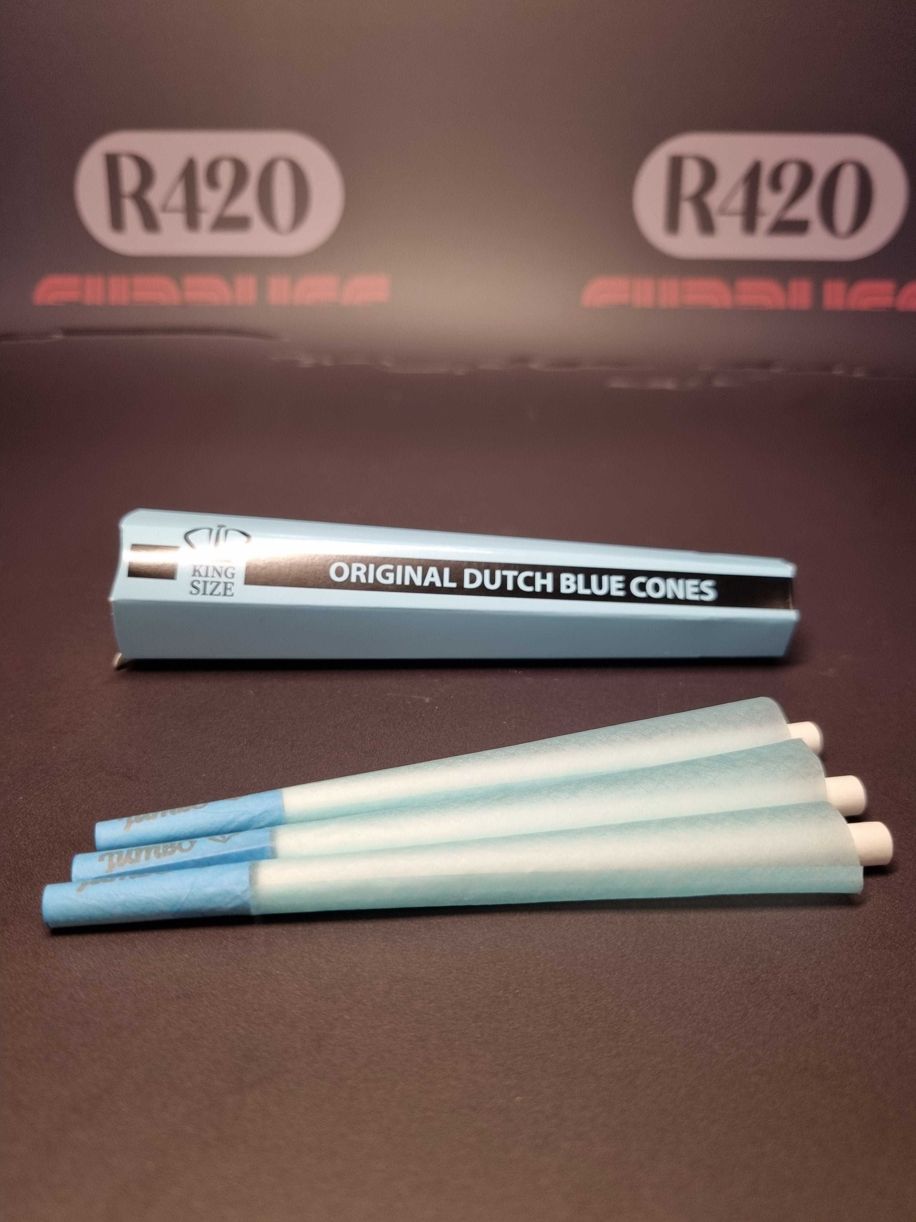 Jumbo Kingsize Blue Cones - 3 Pk