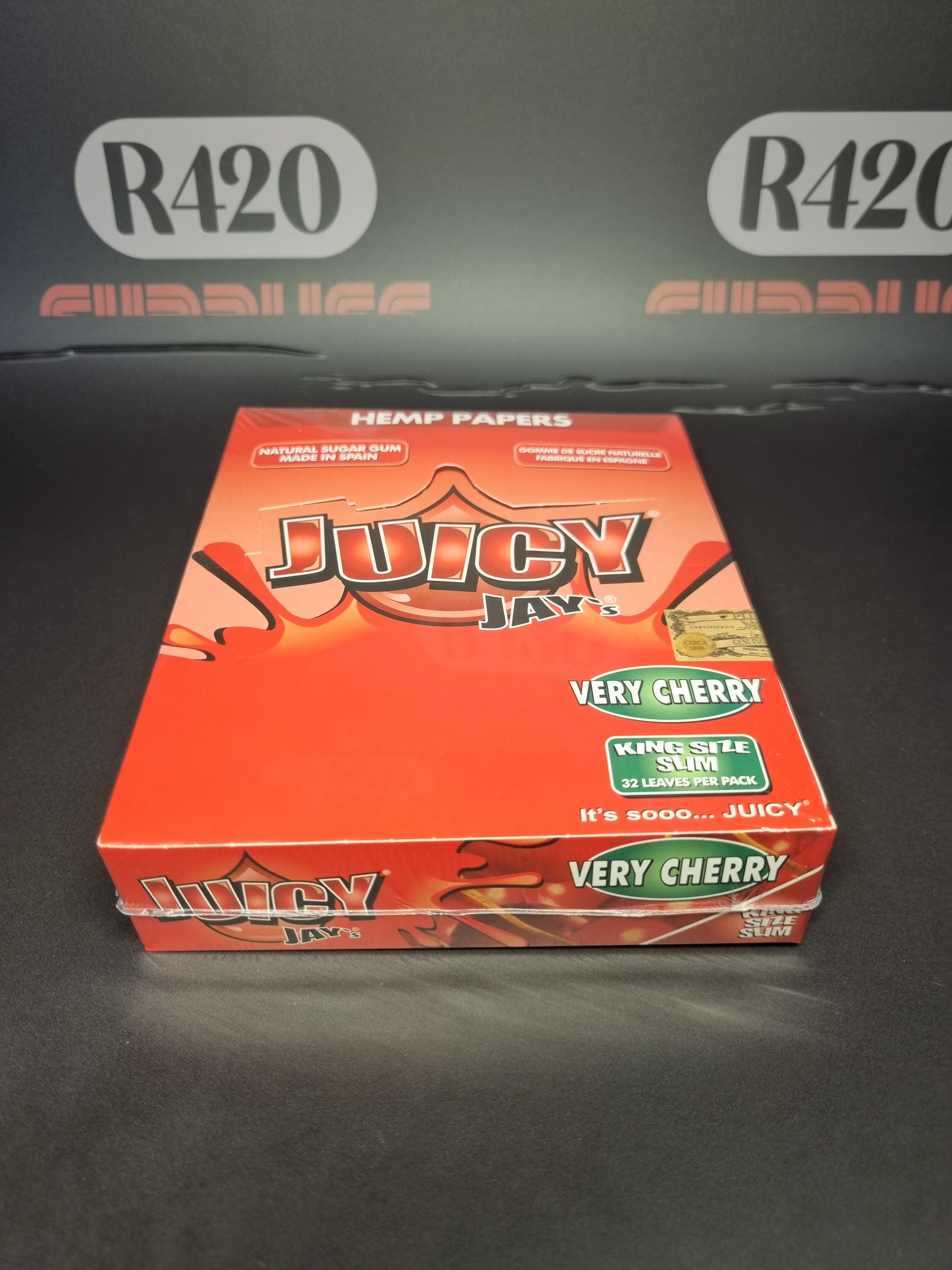 Juicy Jay's Kingsize Slim Flavoured Skins - Cherry