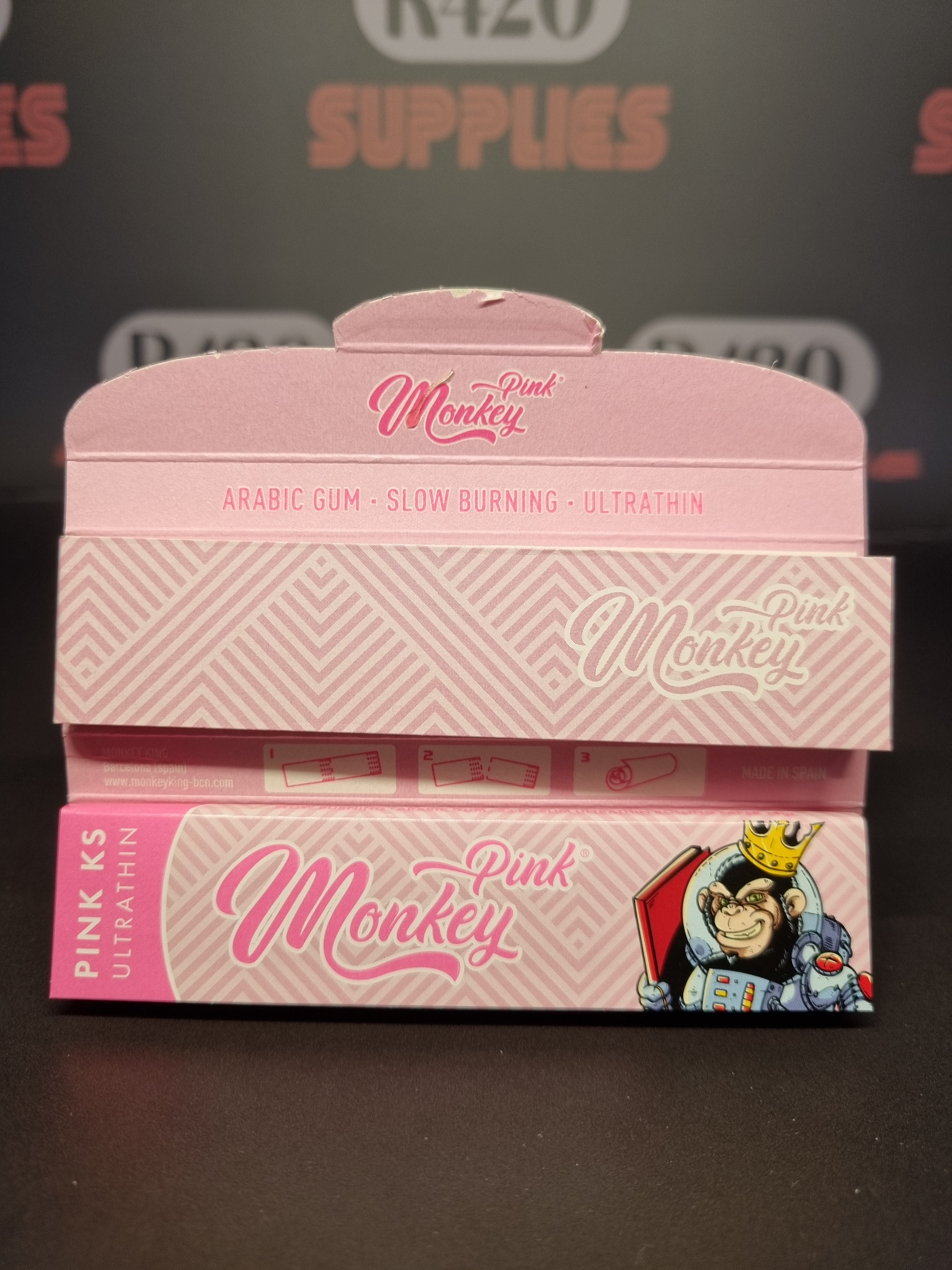 Monkey King - Kingsize Slim & Tips - Smell Pack - Pink