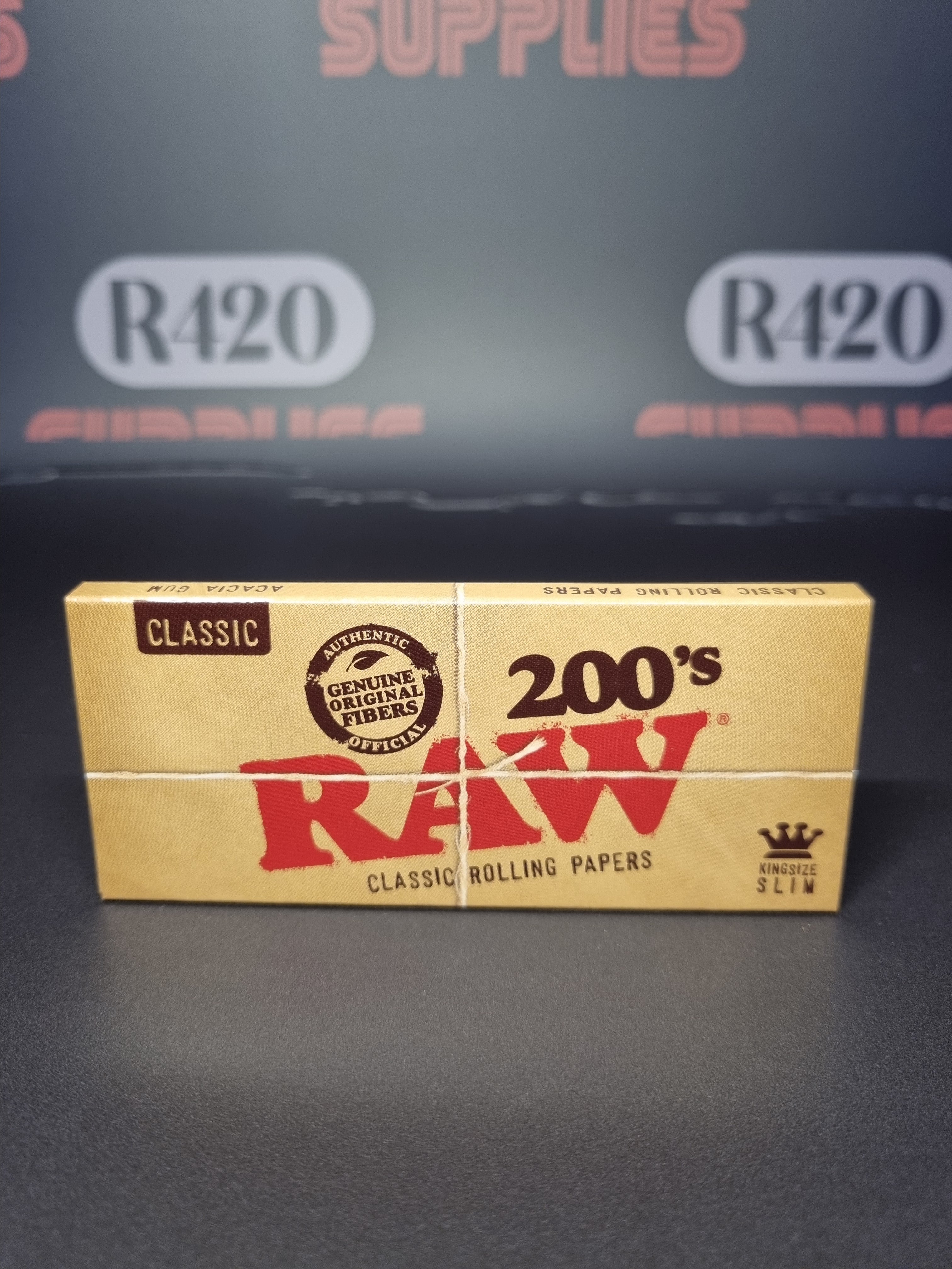 RAW Classic 200's Kingsize Slim