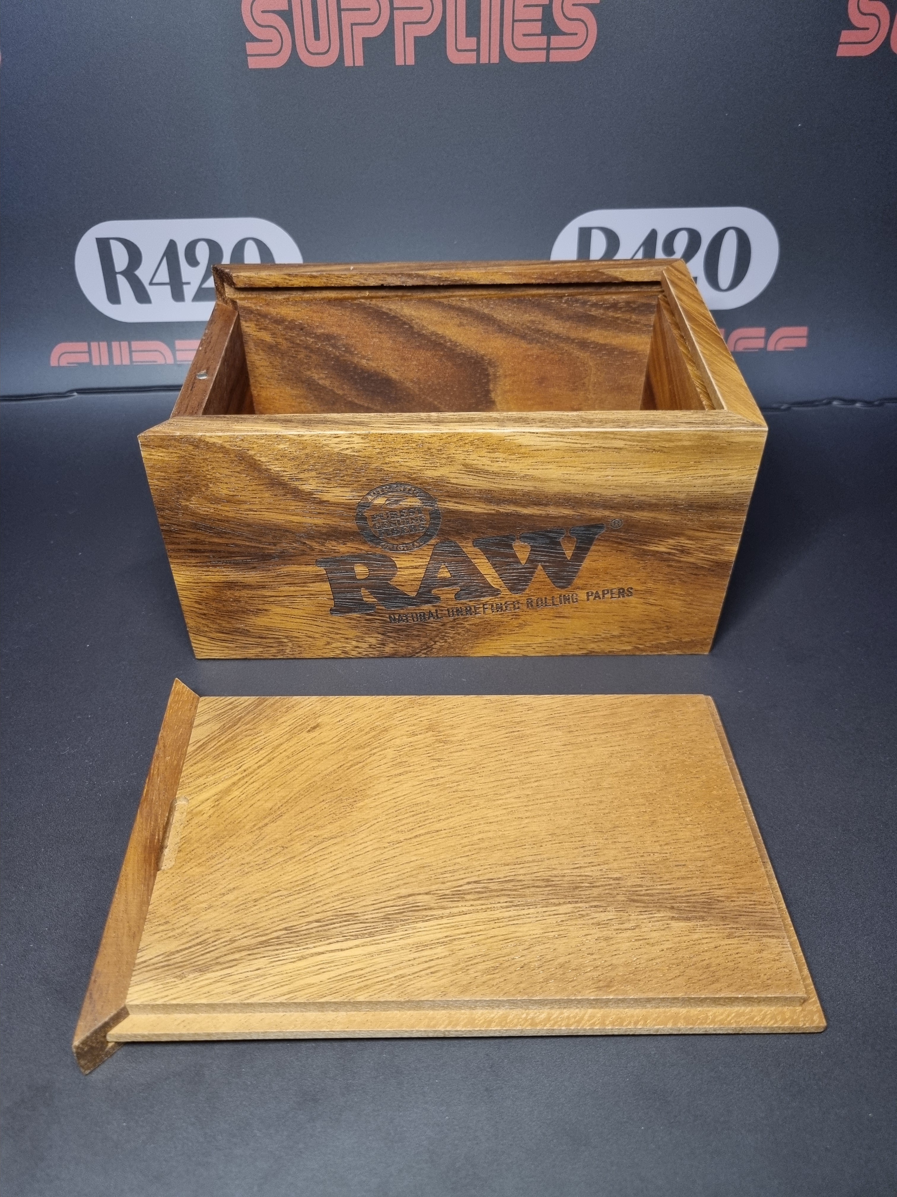 RAW Wooden Slide Box - Large