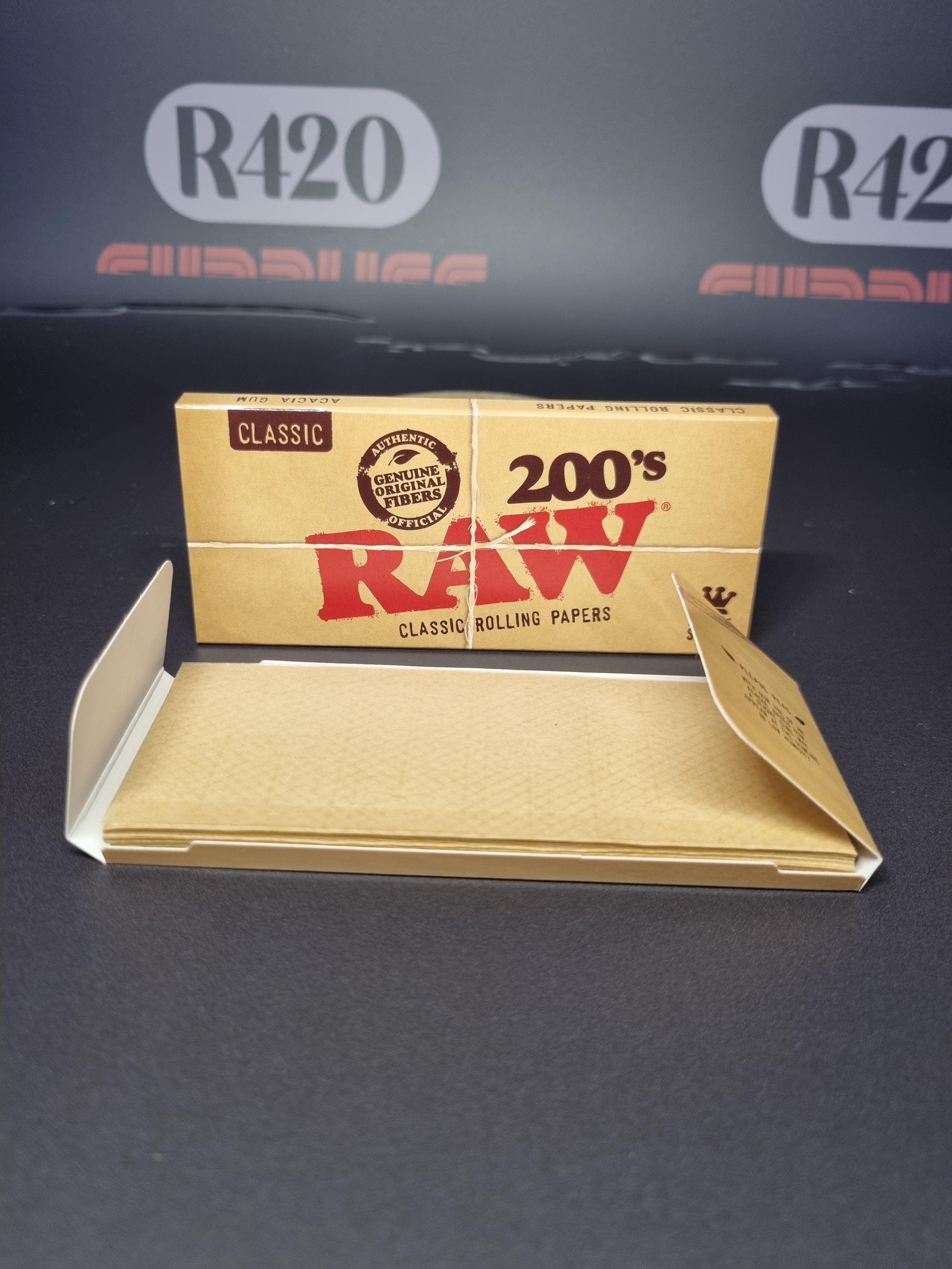 RAW Classic 200's Kingsize Slim