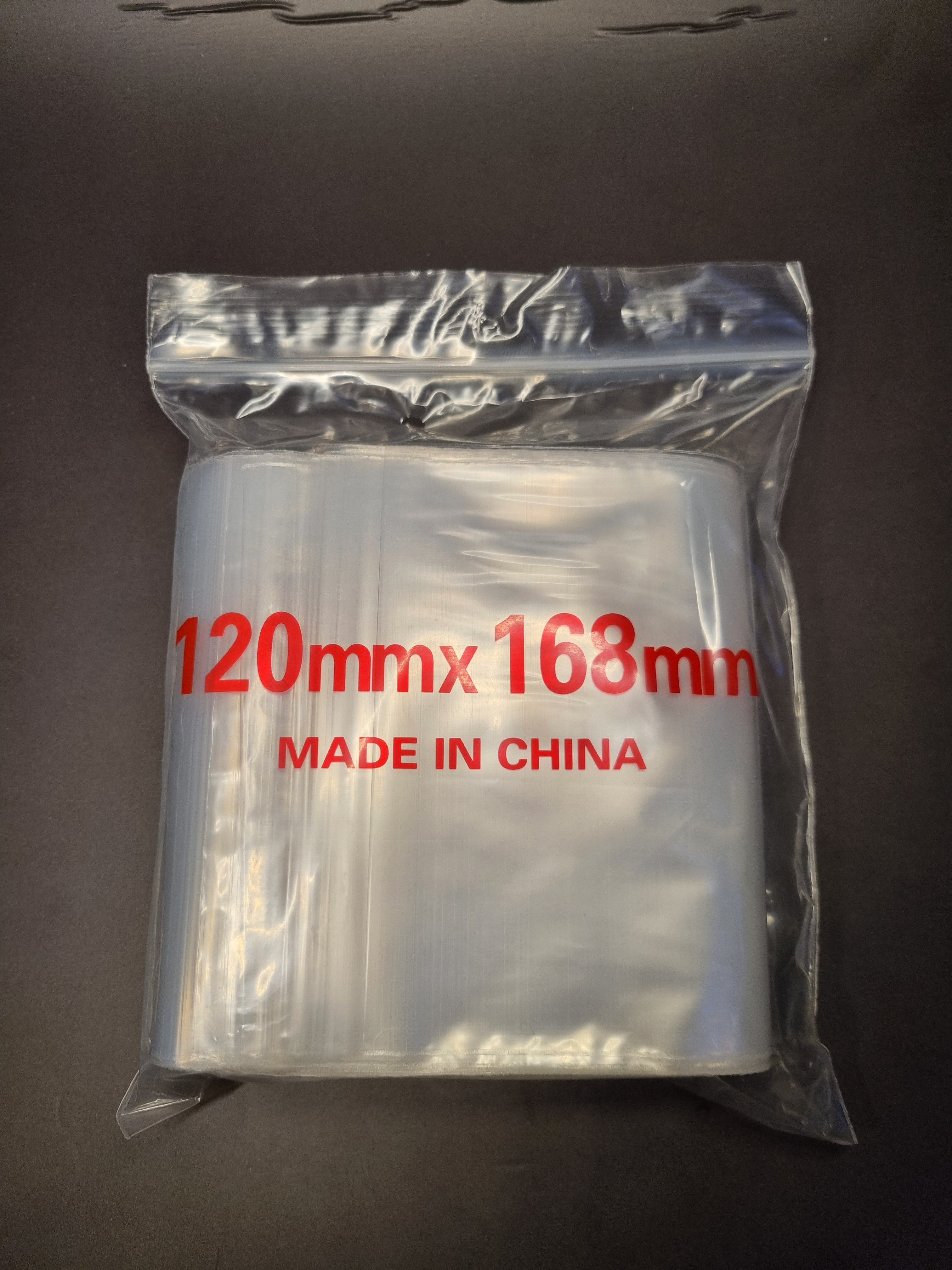 Ziplock Bag - Clear - 120x168mm - 50ù Strong (100)