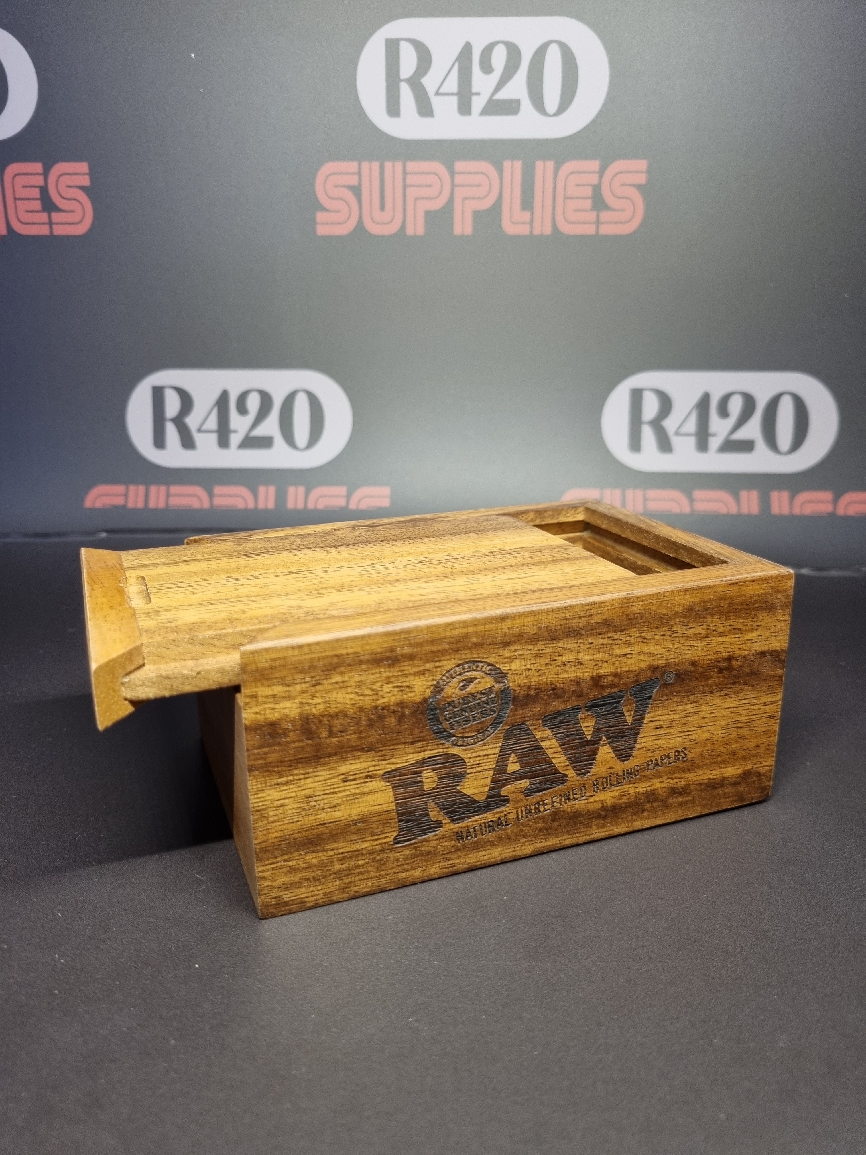 RAW Wooden Slide Box - Small