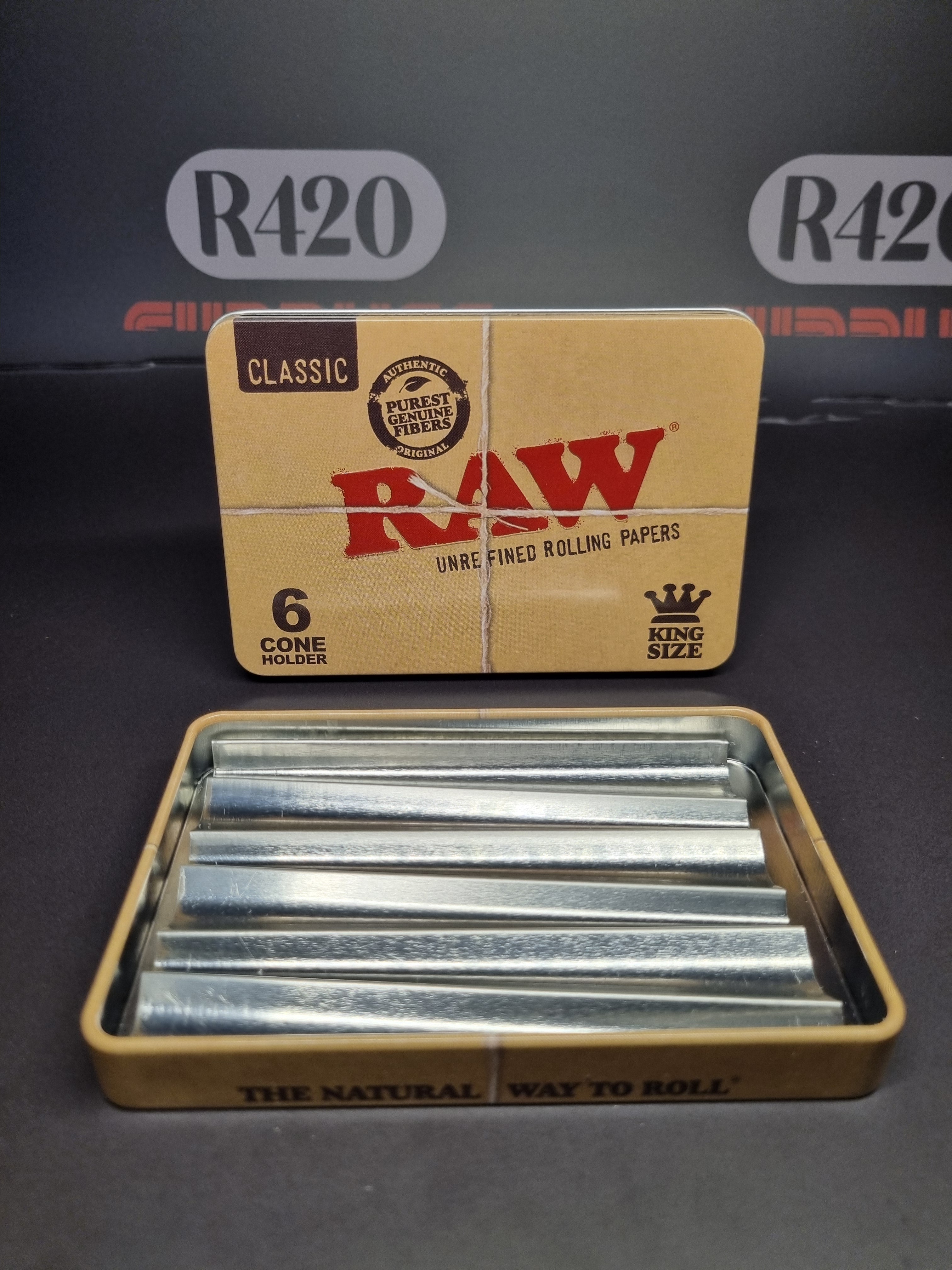 RAW 6 Cone Tin Case