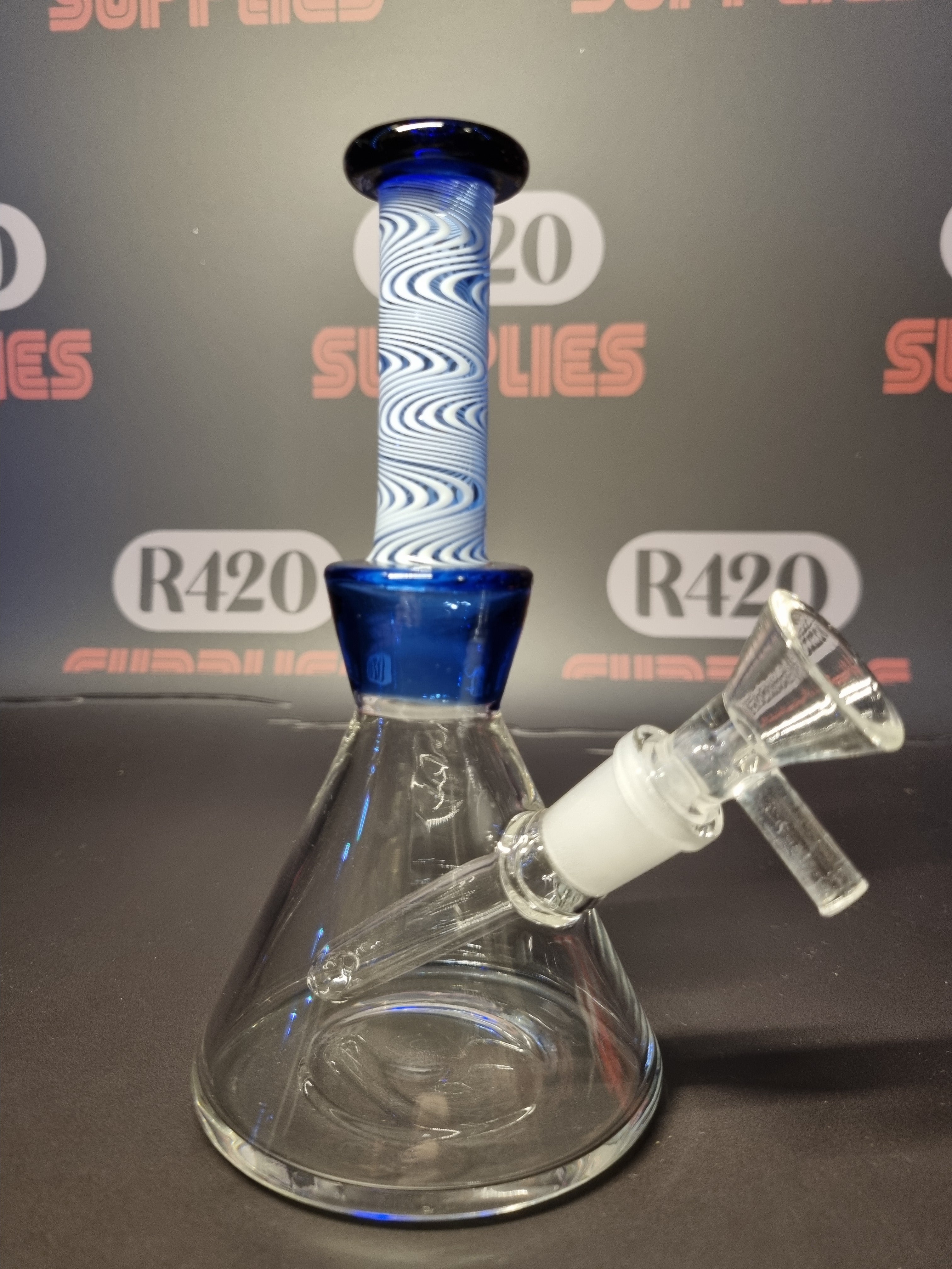 Amsterdam Limited Edition Bubbler -Blue - H:16cm