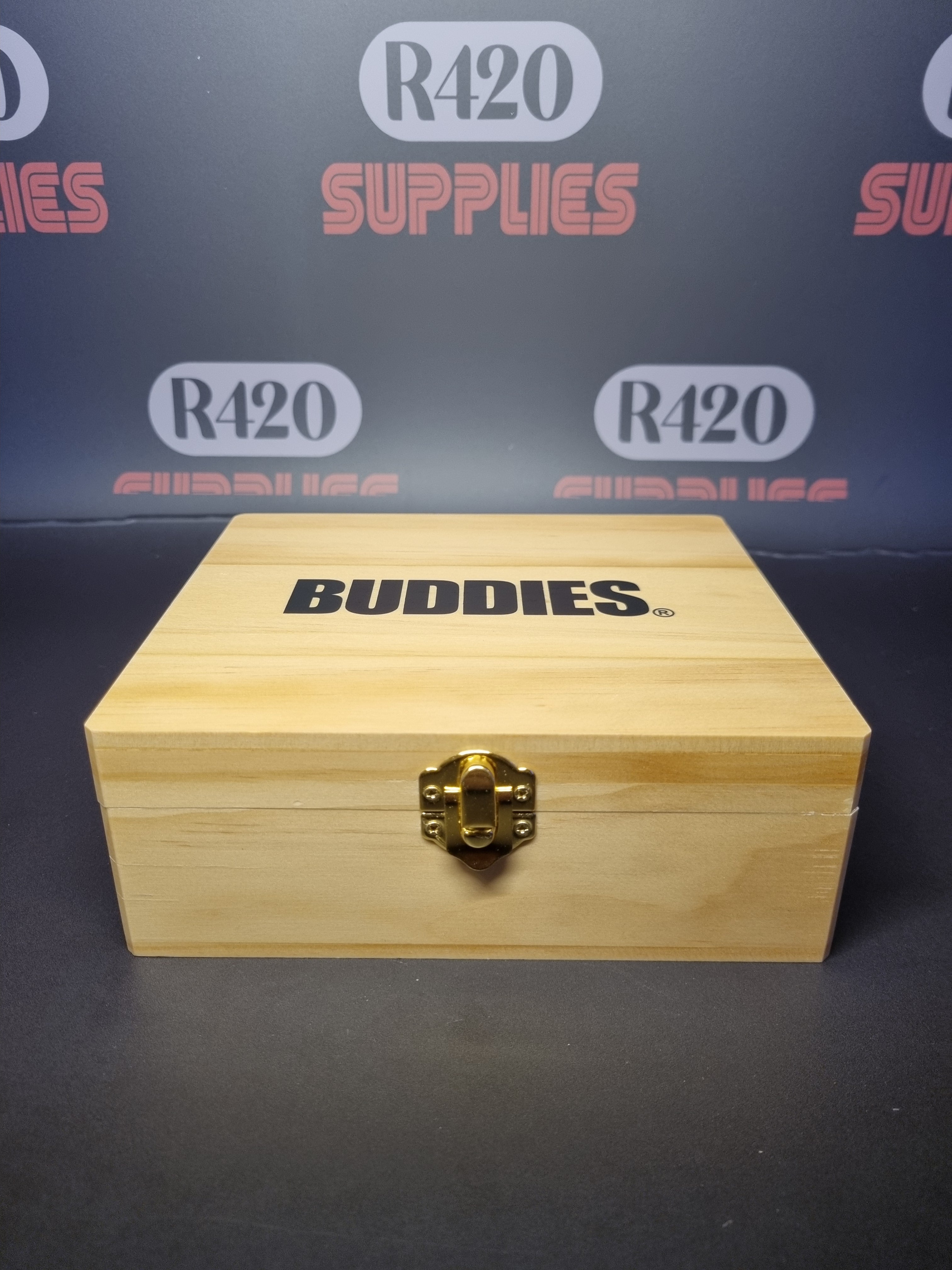 Buddies Wooden Rolling Box - Medium