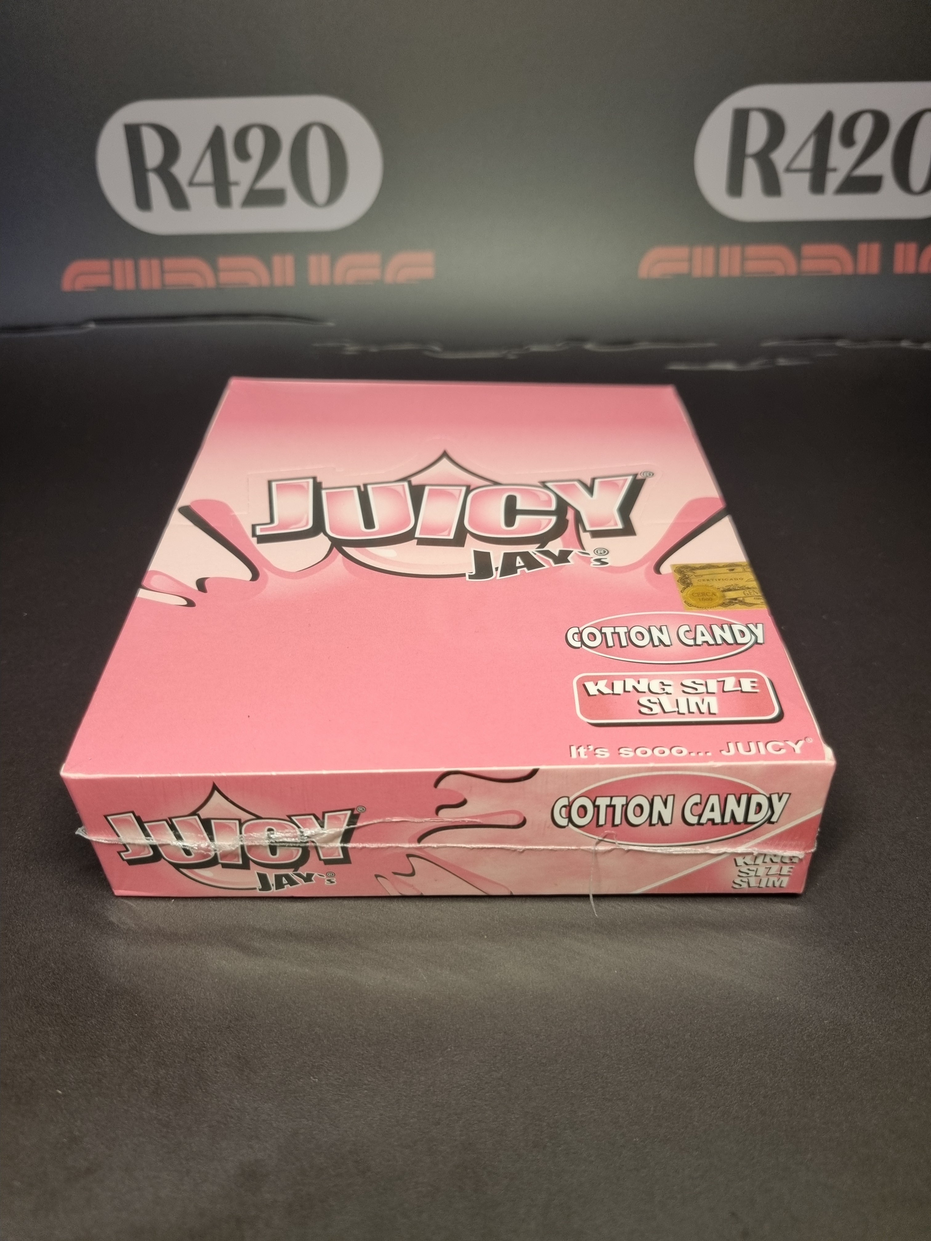 Juicy Jay's Kingsize Slim Flavoured Skins - Cotton Candy